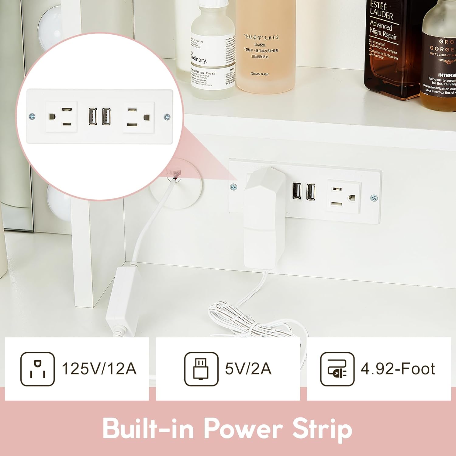 Qeetex LHF-SZT-PHO-0Y7T3H1G Bedroom-Vanities - View #5