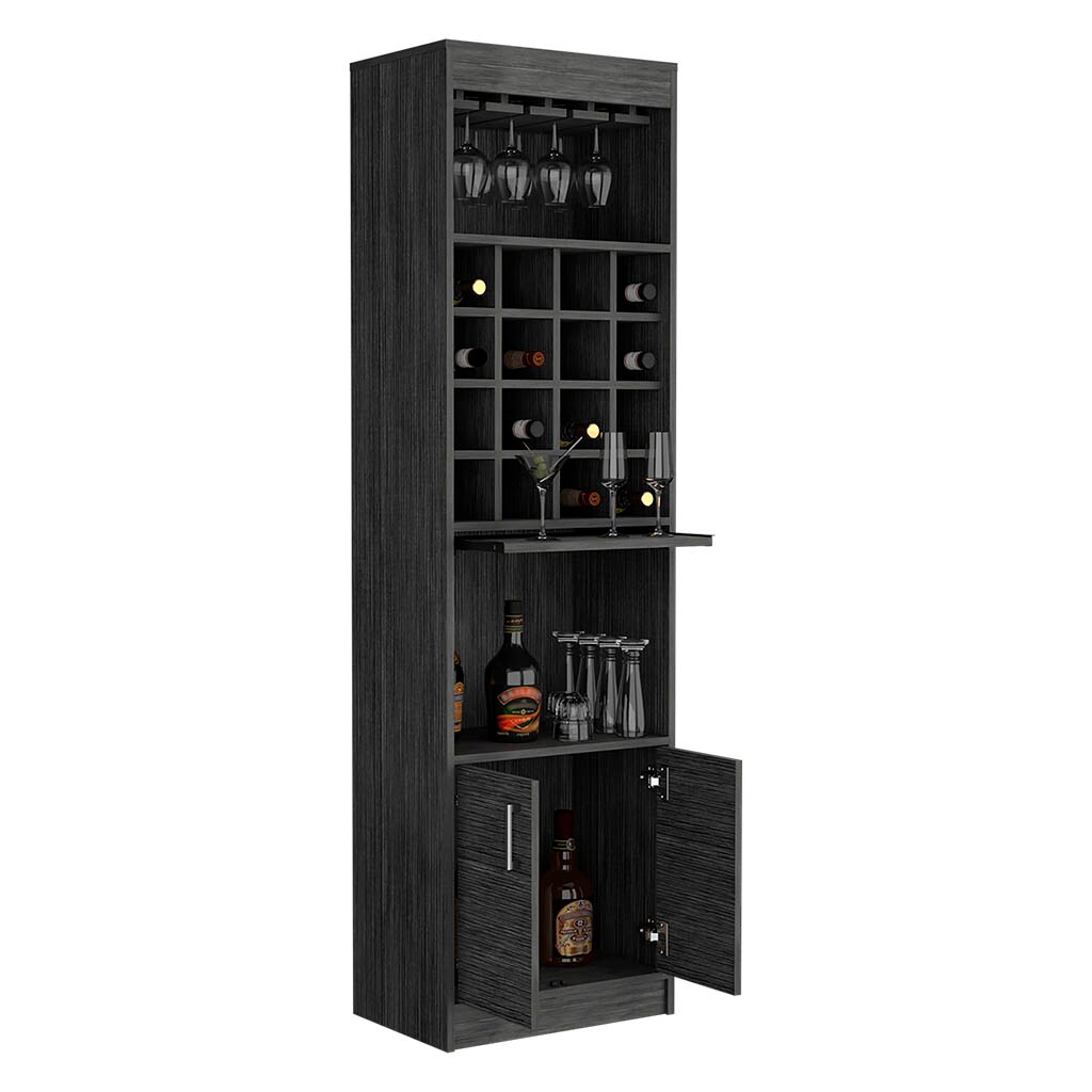 Flynama 20-in x 71.1-in Gray Rectangle Bar Cabinet