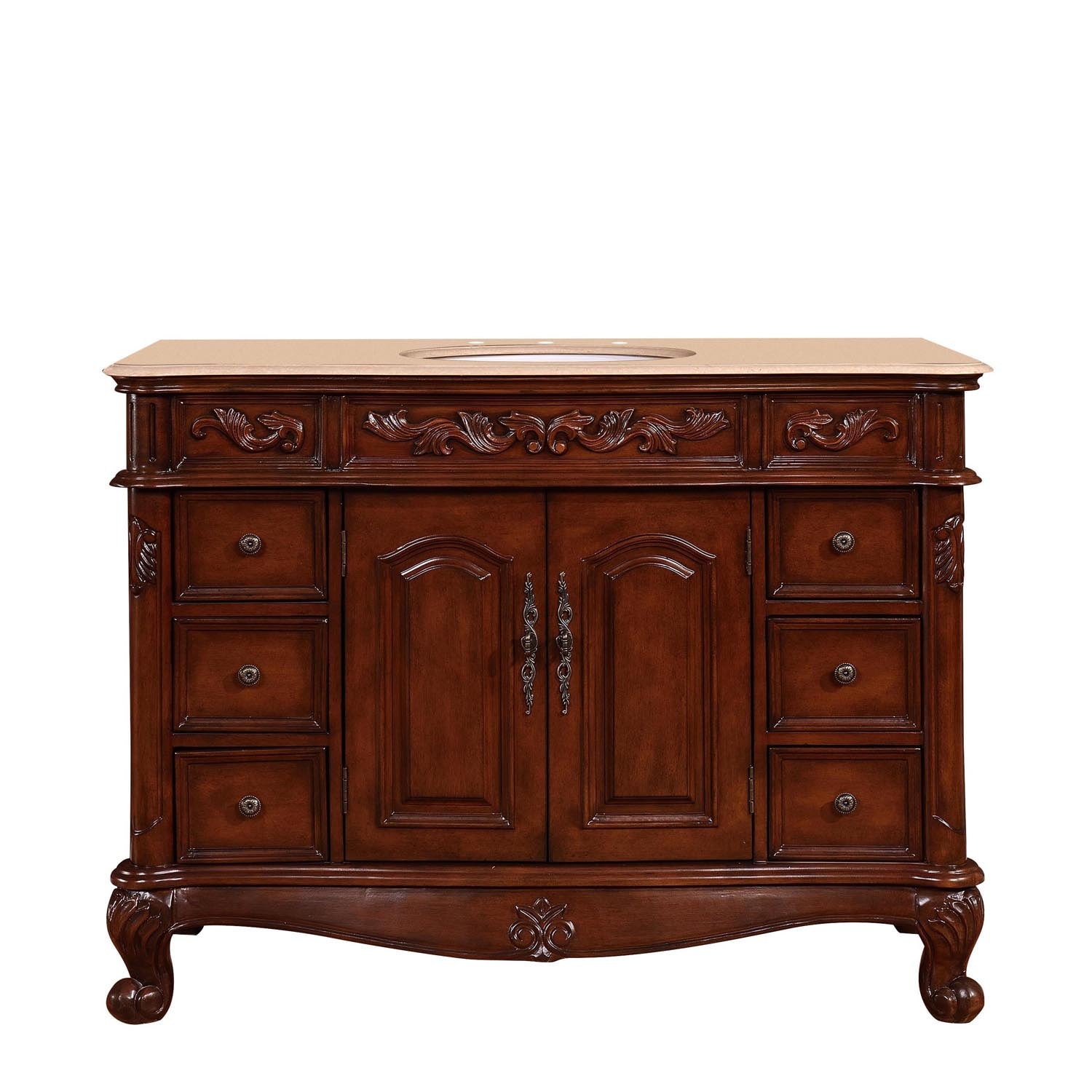 Silkroad Exclusive ZY-0250-CM-UWC-48 Bath-Vanity-Combo - View #7
