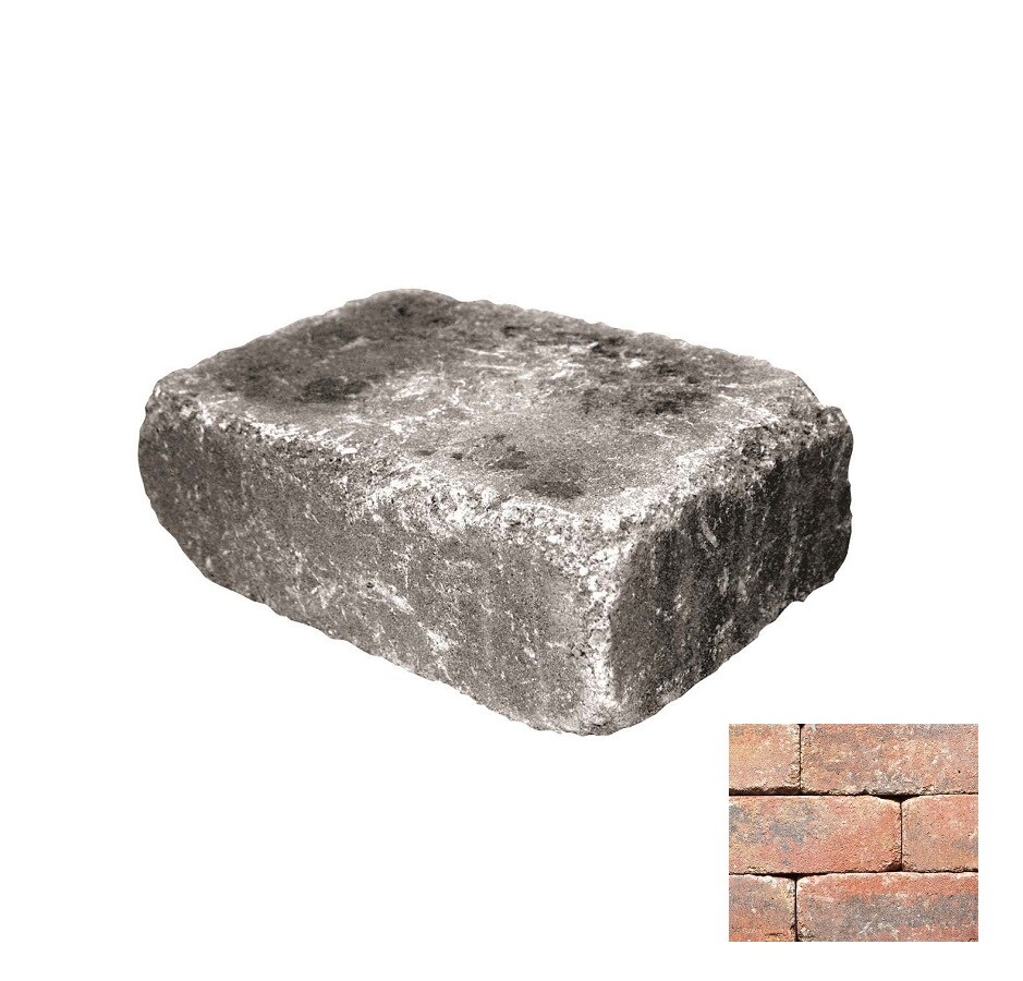 Belgard 16254170 4-in H x 12-in L x 8-in D Monroe Concrete Retaining Wall Block