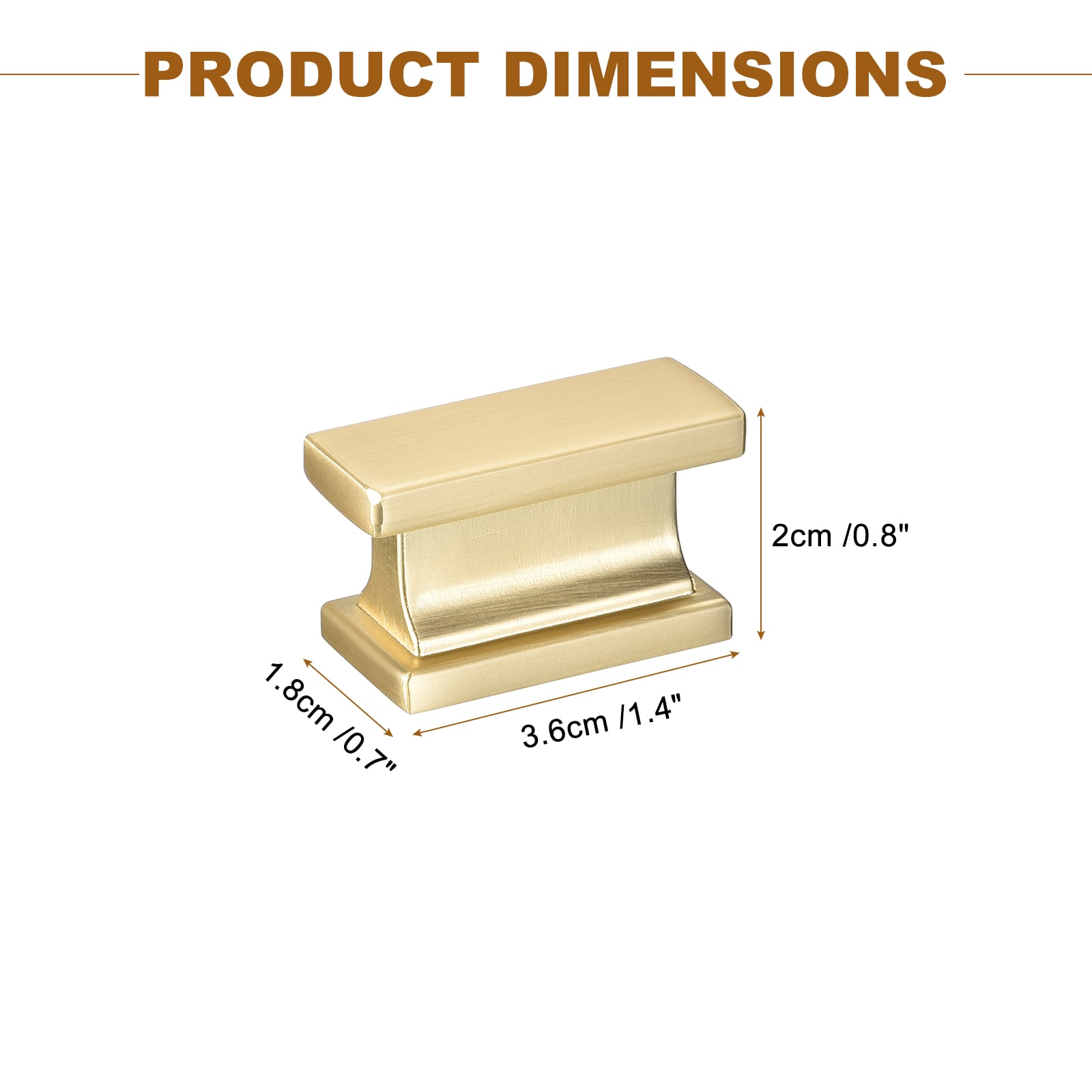 Unique Bargains S25072801UX1817 Cabinet-Pulls - View #2