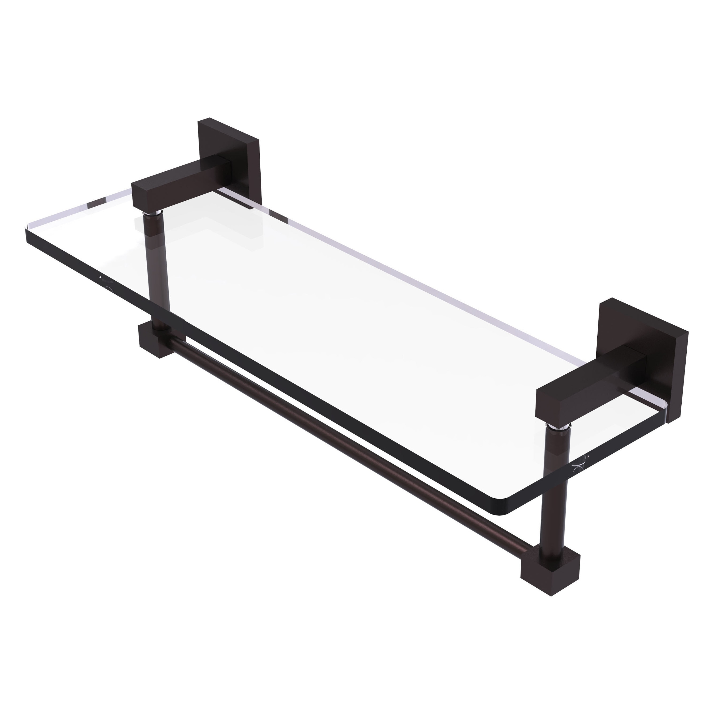 Allied Brass MT-1-16TB-ABZ Montero Antique Bronze Wall mount Bathroom Shelf ( 16-in x 5.3-in x 5-in )