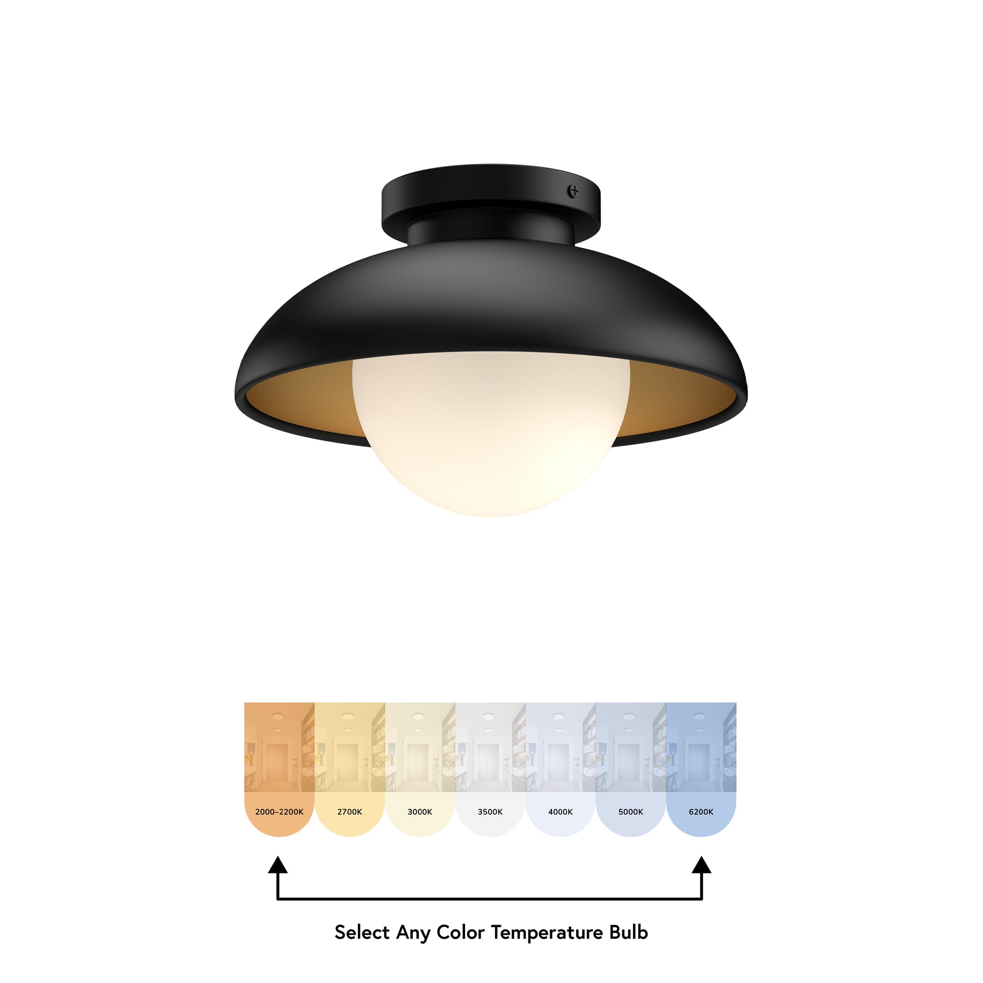 Kuzco Lighting FM522016MBOP flushmounts - View #3