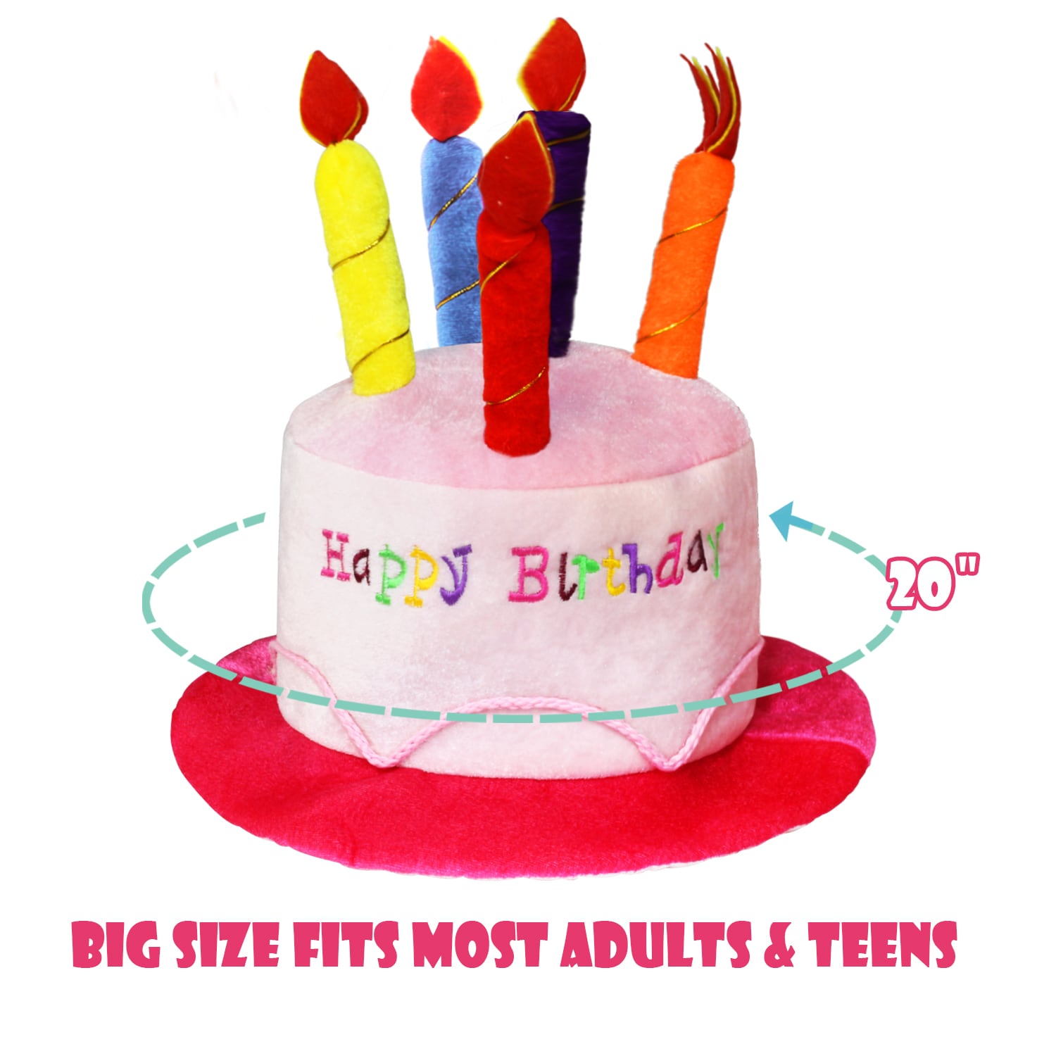 Anley NP.HAT.HBDCAKE.PINK Indoor-Spring-Decorations - View #3