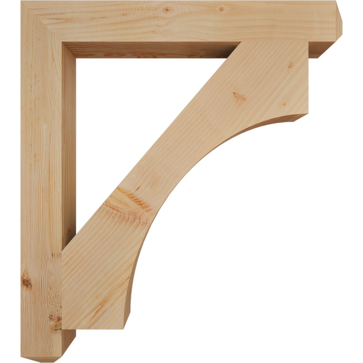 Ekena Millwork BKT04X32X36WTL04SDF Exterior-Brackets-Braces - View #3