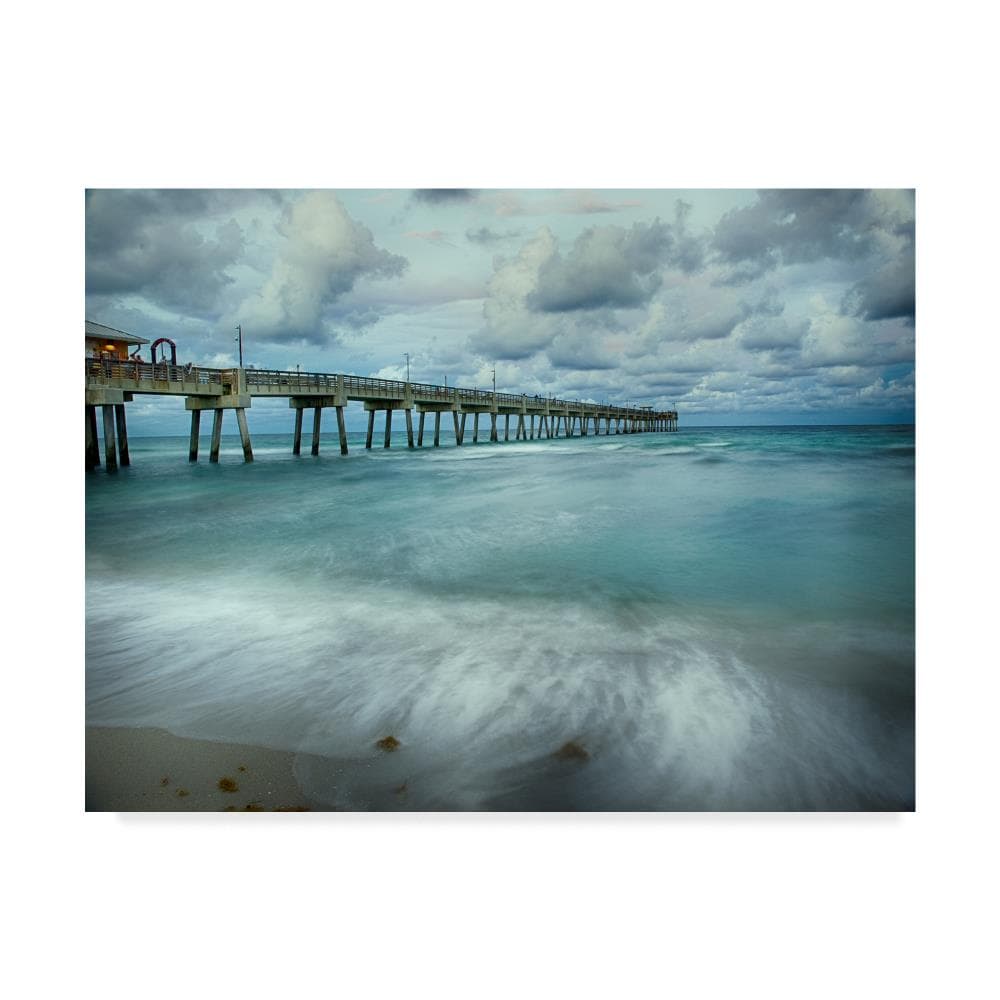 Trademark Fine Art WAG01121-C2432GG Framed 24-in H x 32-in W Landscape Print on Canvas