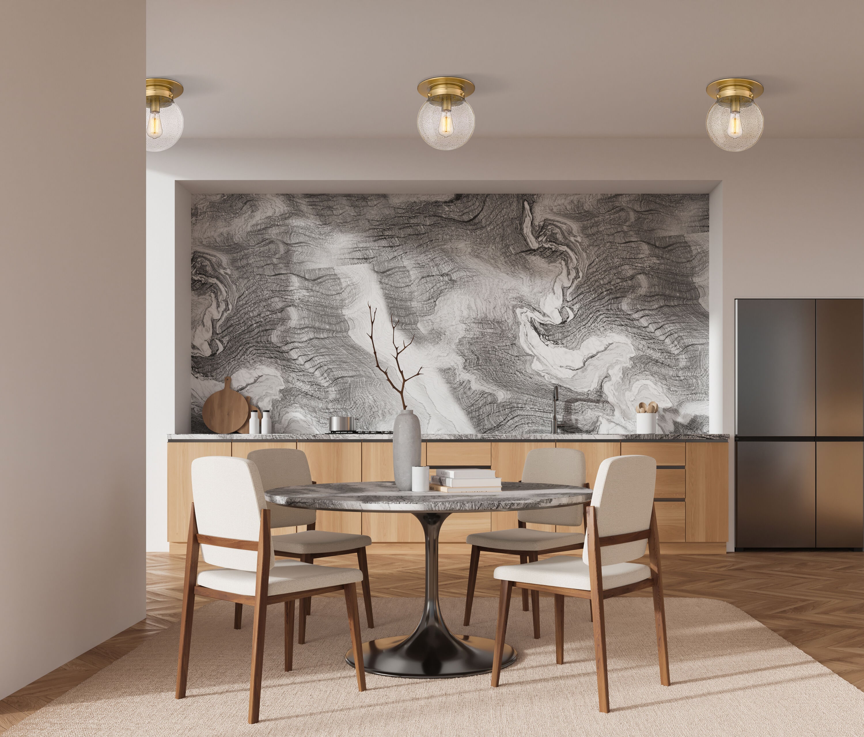 Z-Lite 7506F9-HBR flushmounts - View #3