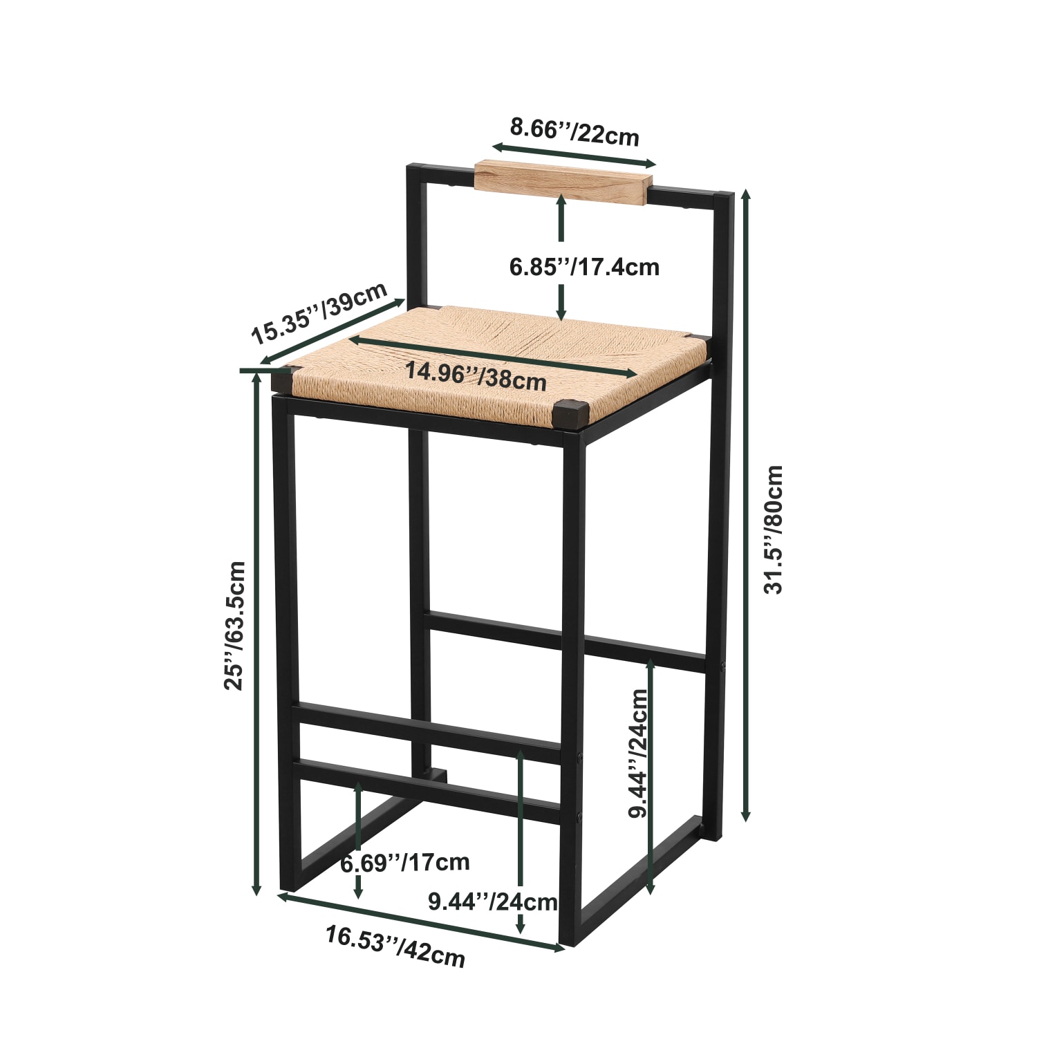 Streamdale Furniture W1757104750 stools - View #6