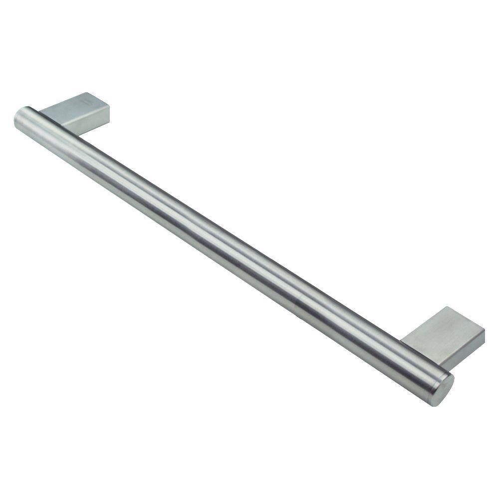 Transolid MS16BS Maddox 15.75-in Brushed Stainless Wall mount Grab Bar ( 500-lb Weight Capacity )