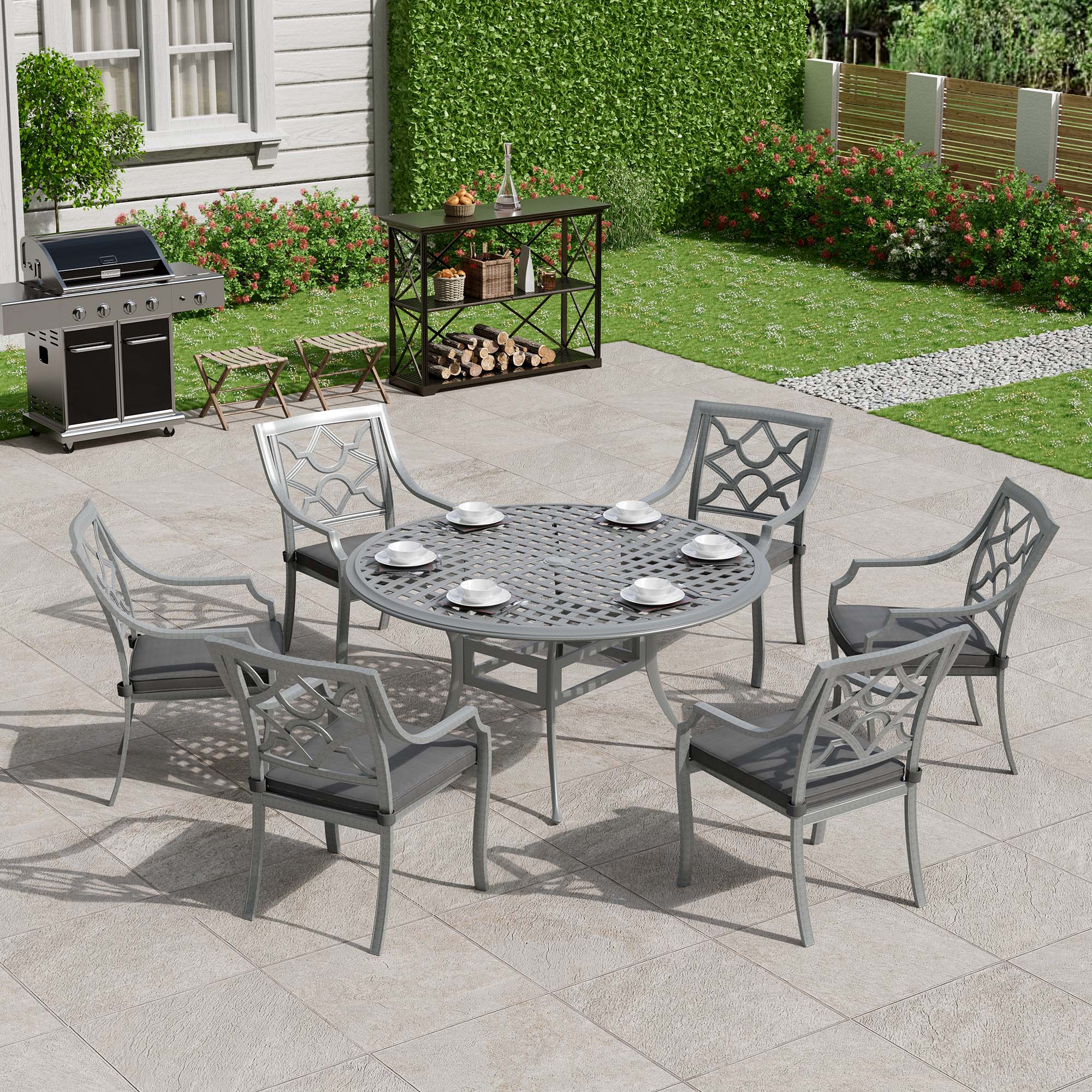 Clihome CL-ODTCB0CR Patio-Dining-Sets - View #3