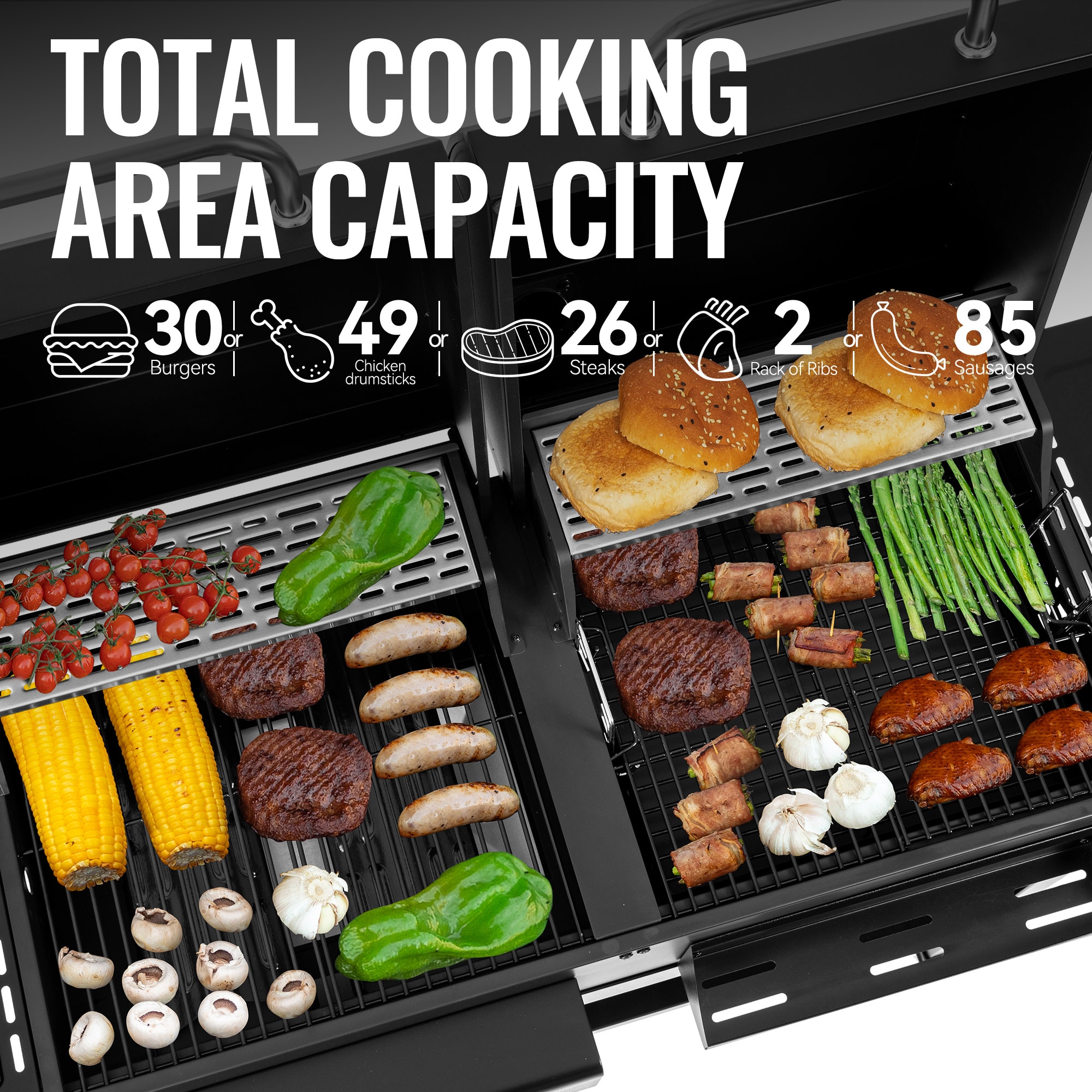 Royal Gourmet ZH3005 Combo-Grills - View #3