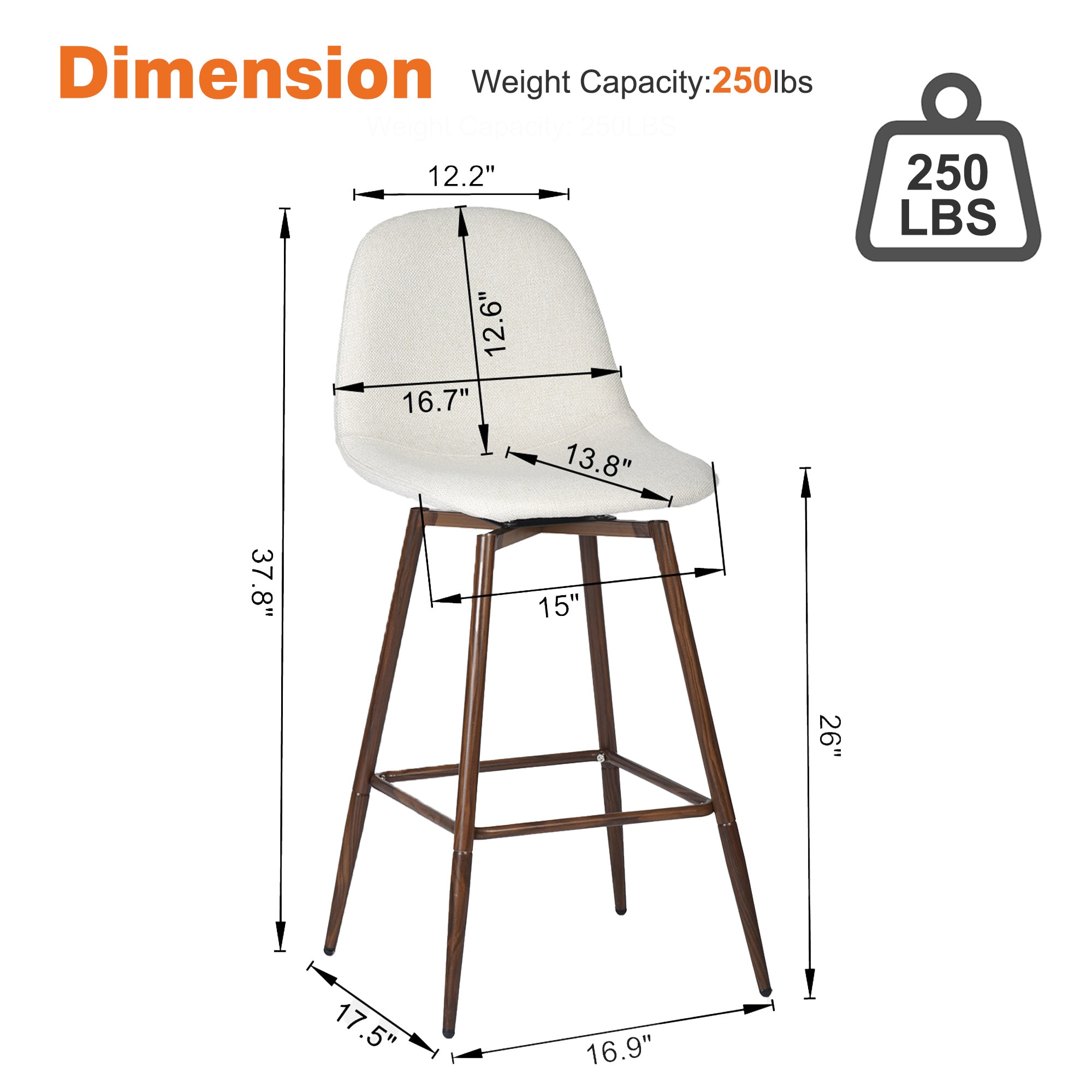 Homy Casa CHARLTON BAR BG2 stools - View #6
