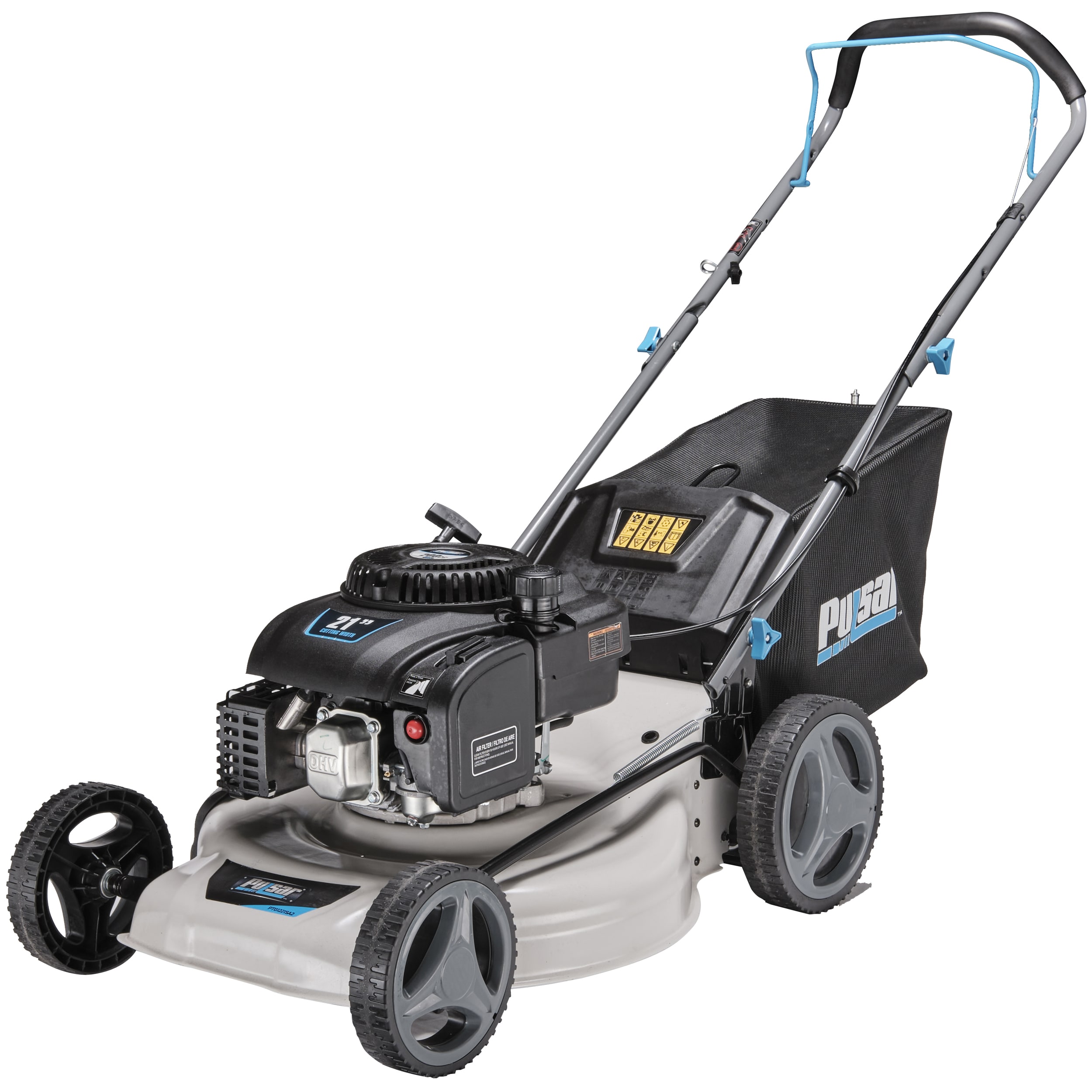 Reviews for Pulsar 21 in. 200 cc Gas Recoil Start, Walk Behind Push Mower,  Self-Propelled 3-in-1 with 7 Position Height Adjustment