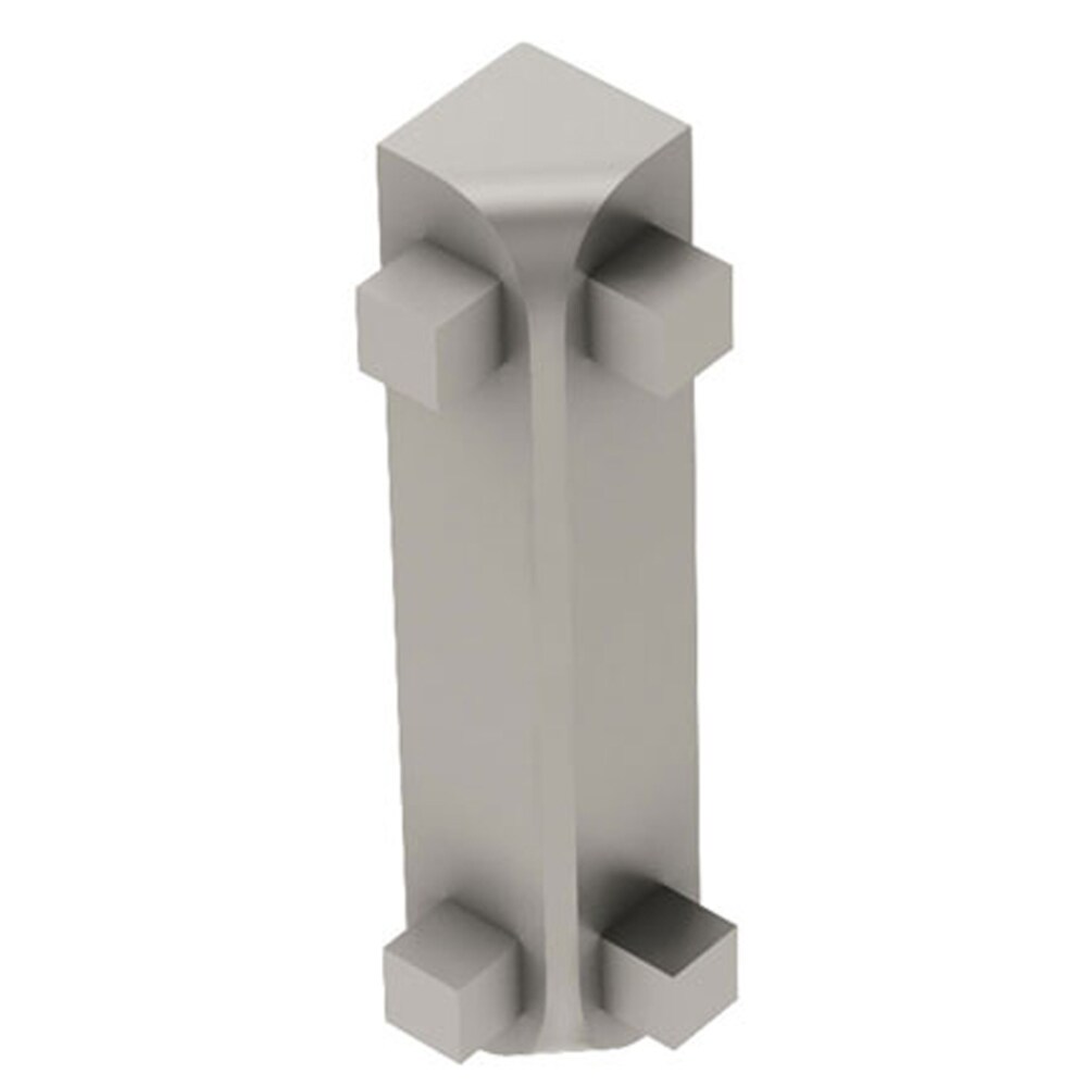 Schluter Systems I90RC100AT39 Rondec-CT 0.375-in W x 1.976-in L Satin nickel anodized aluminum Aluminum Inside corner Tile Edge Trim