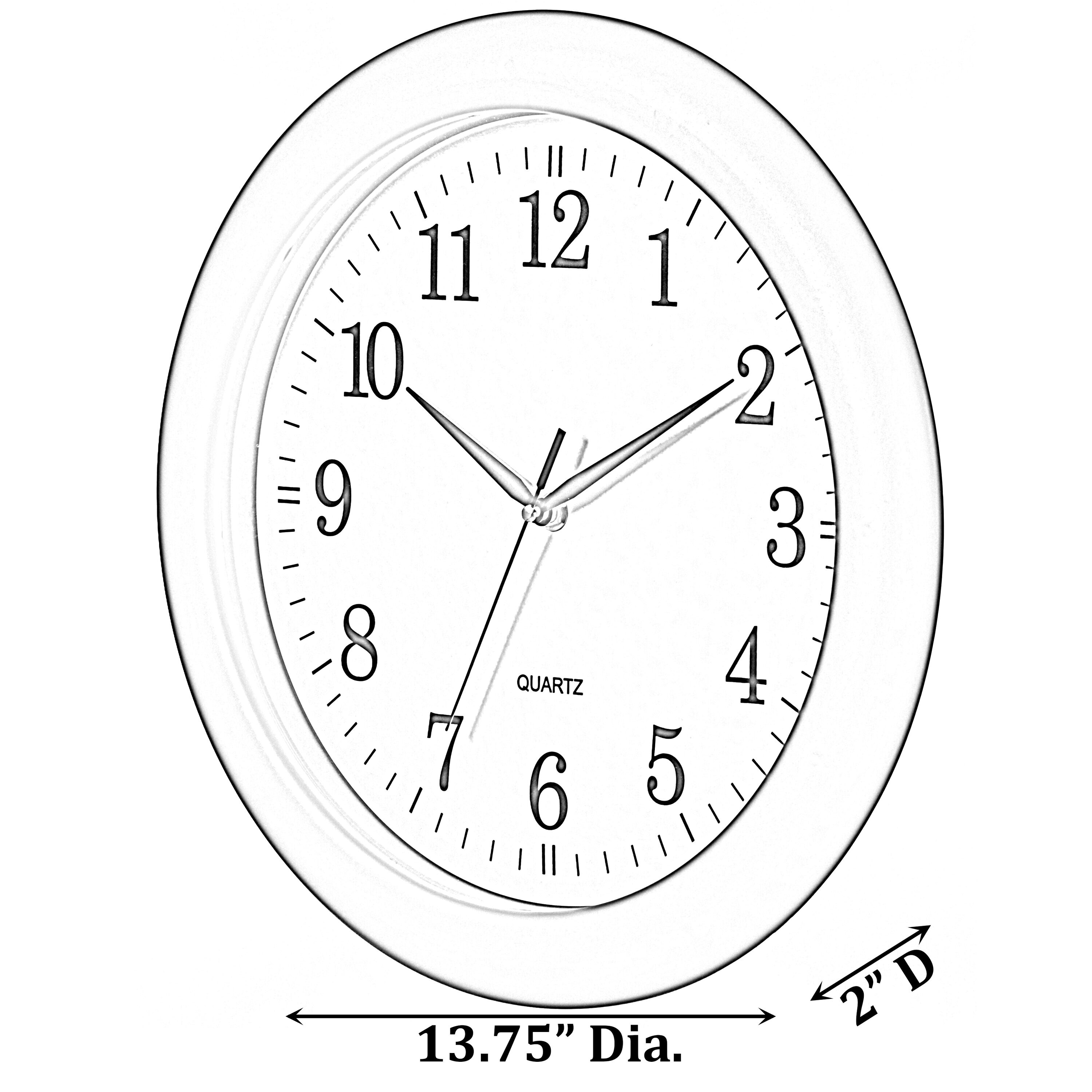 Clockswise QI004510.BK.2 Indoor-Outdoor-Clocks - View #3