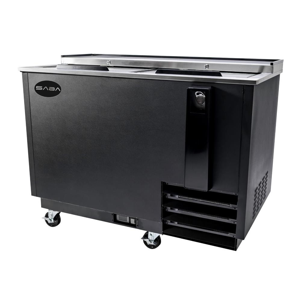 SABA 56-in W 576-Can Capacity Black Freestanding Beverage Refrigerator ...