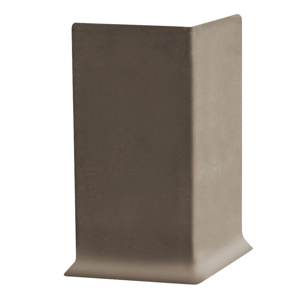 Flexco Bark 0.125-in T x 6-in W x 48-in L Vinyl Wall Base