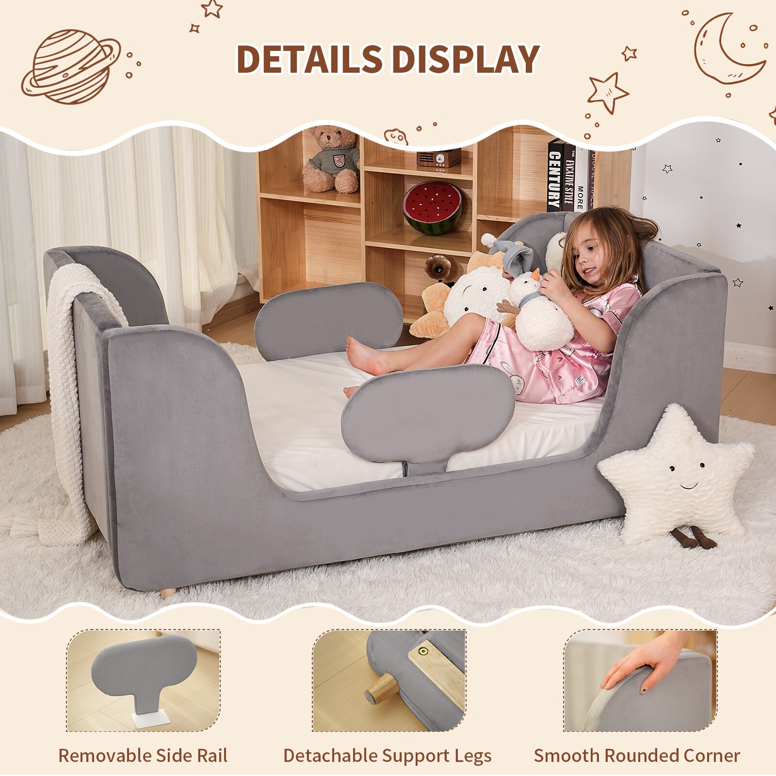 Esazn I1502530-TB-G Toddler-Beds - View #3