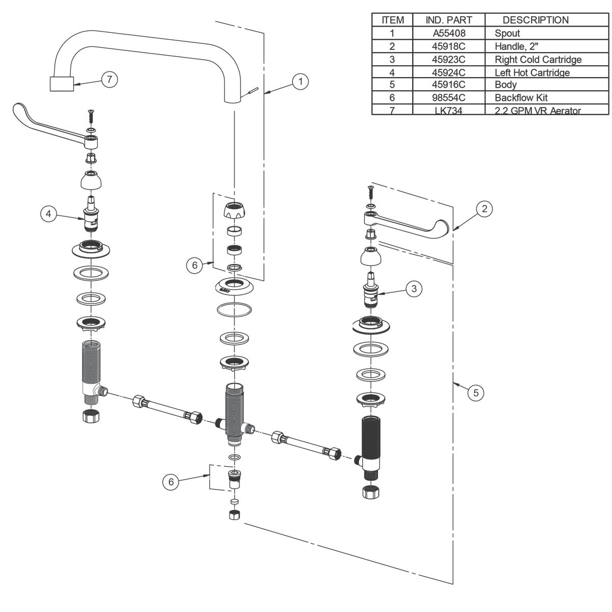 Elkay LK800TS08L2 Kitchen-Faucets - View #2