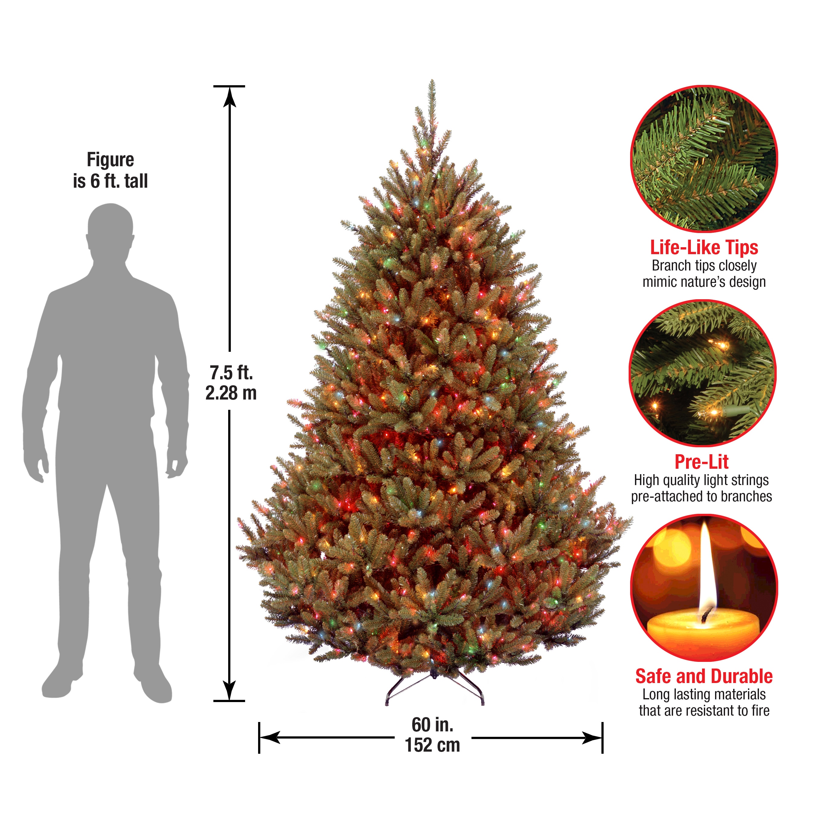 National Tree Company NAFFMH1-75RLOS1 Artificial-Christmas-Trees - View #6