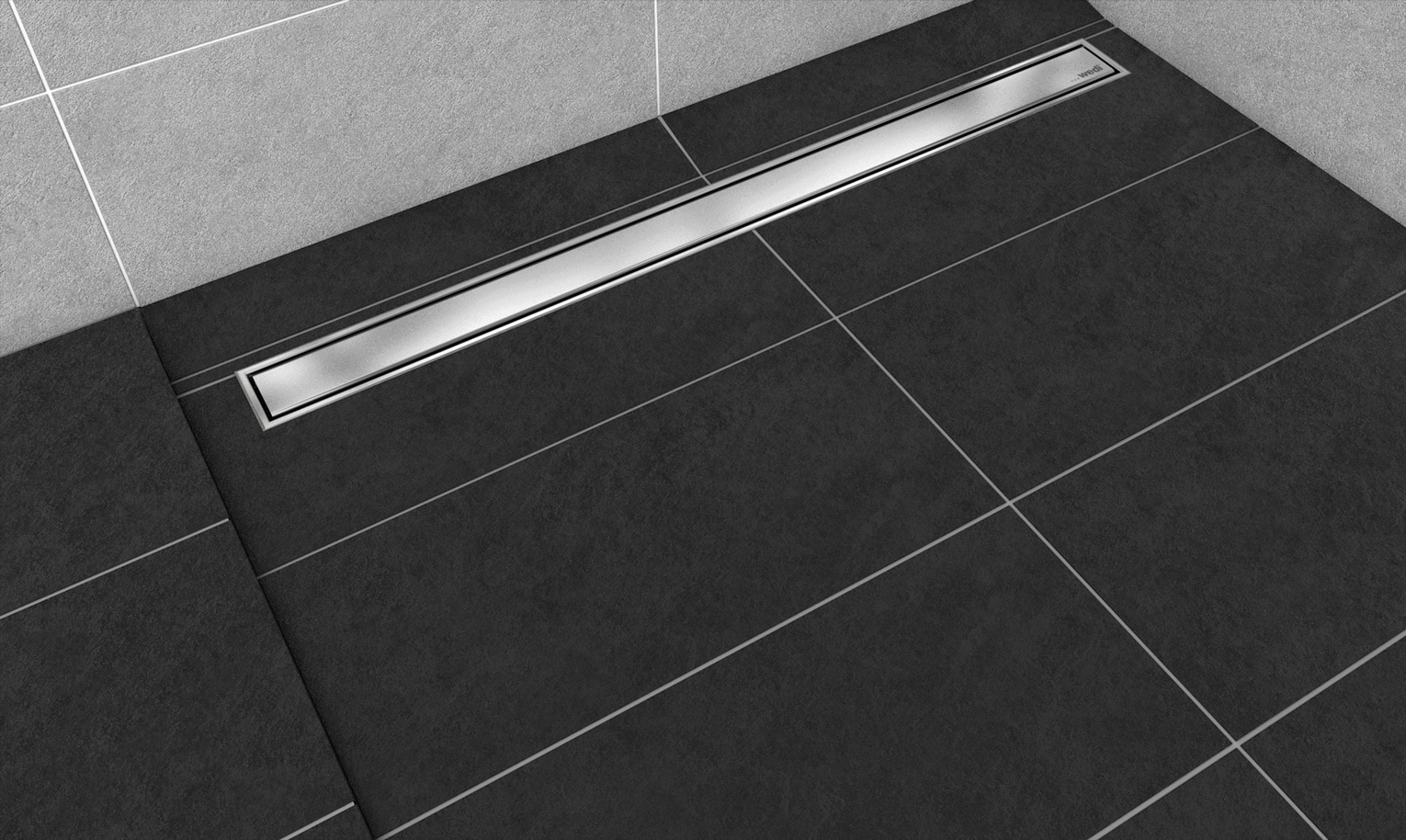 Wedi Linear Drain Cover Frame Ss27 In The Bathtub & Shower Drain 