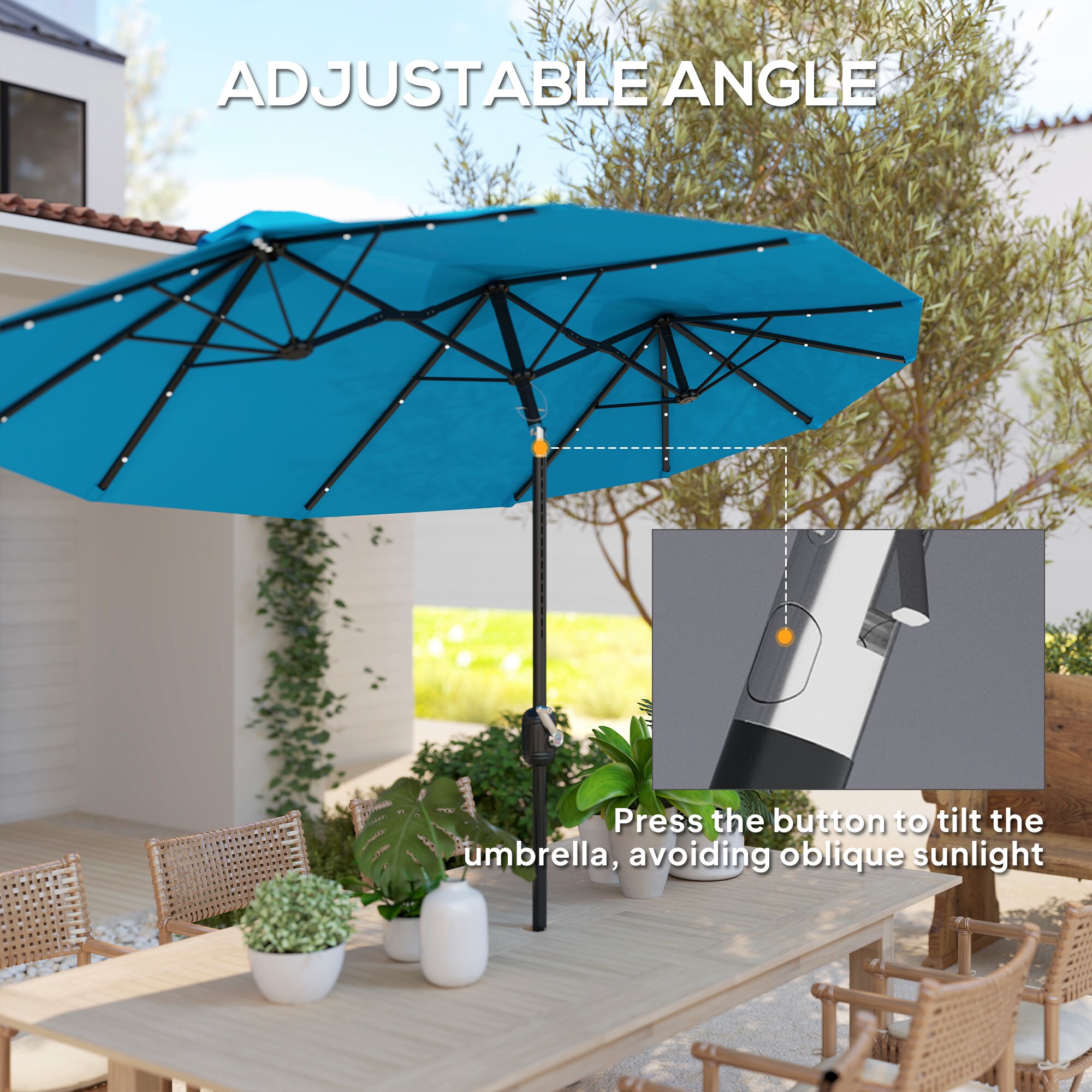 Outsunny 84D-217V80LB Umbrellas-2 - View #5