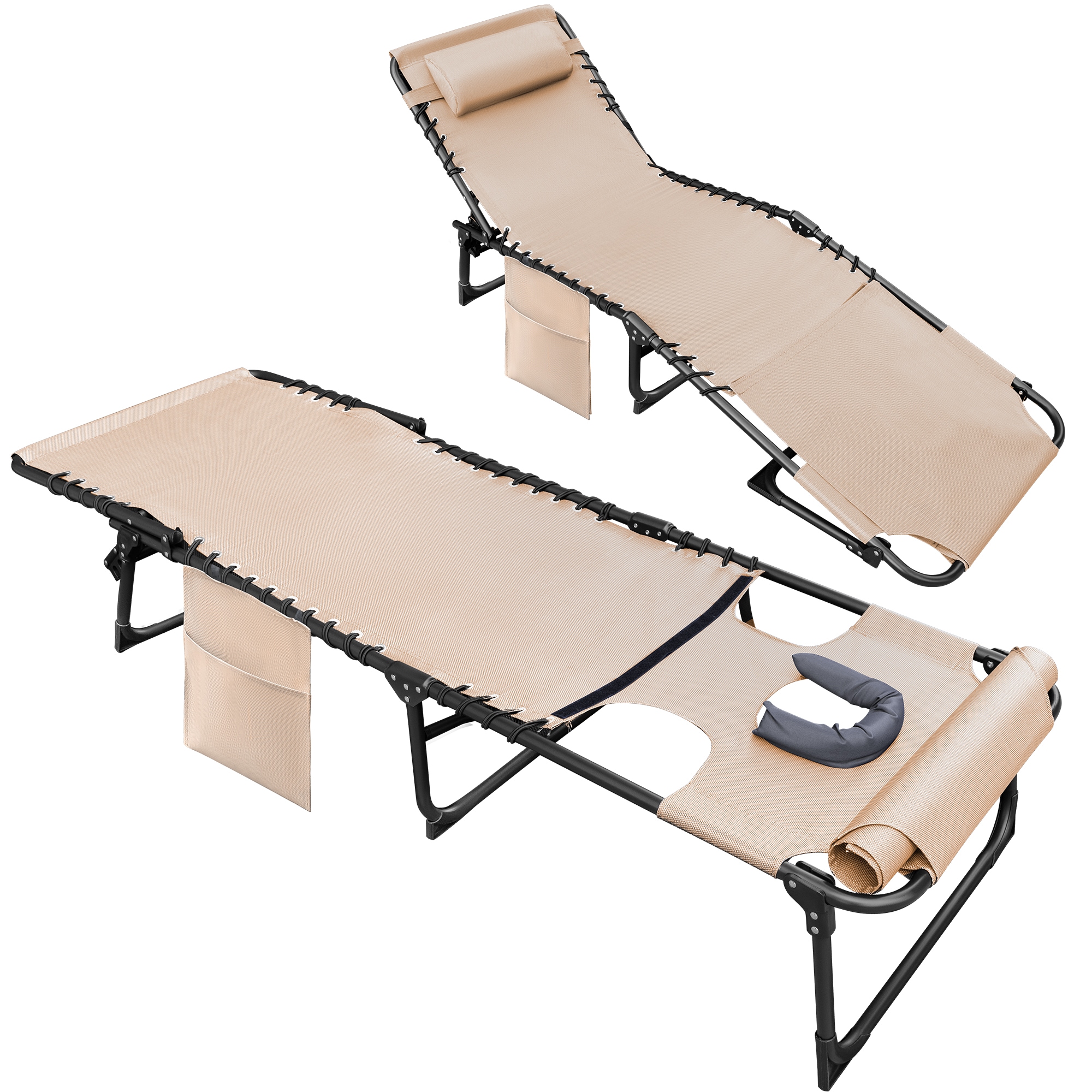 Vineego LS-LCSL23-0341-BG Patio-Chairs - View #5