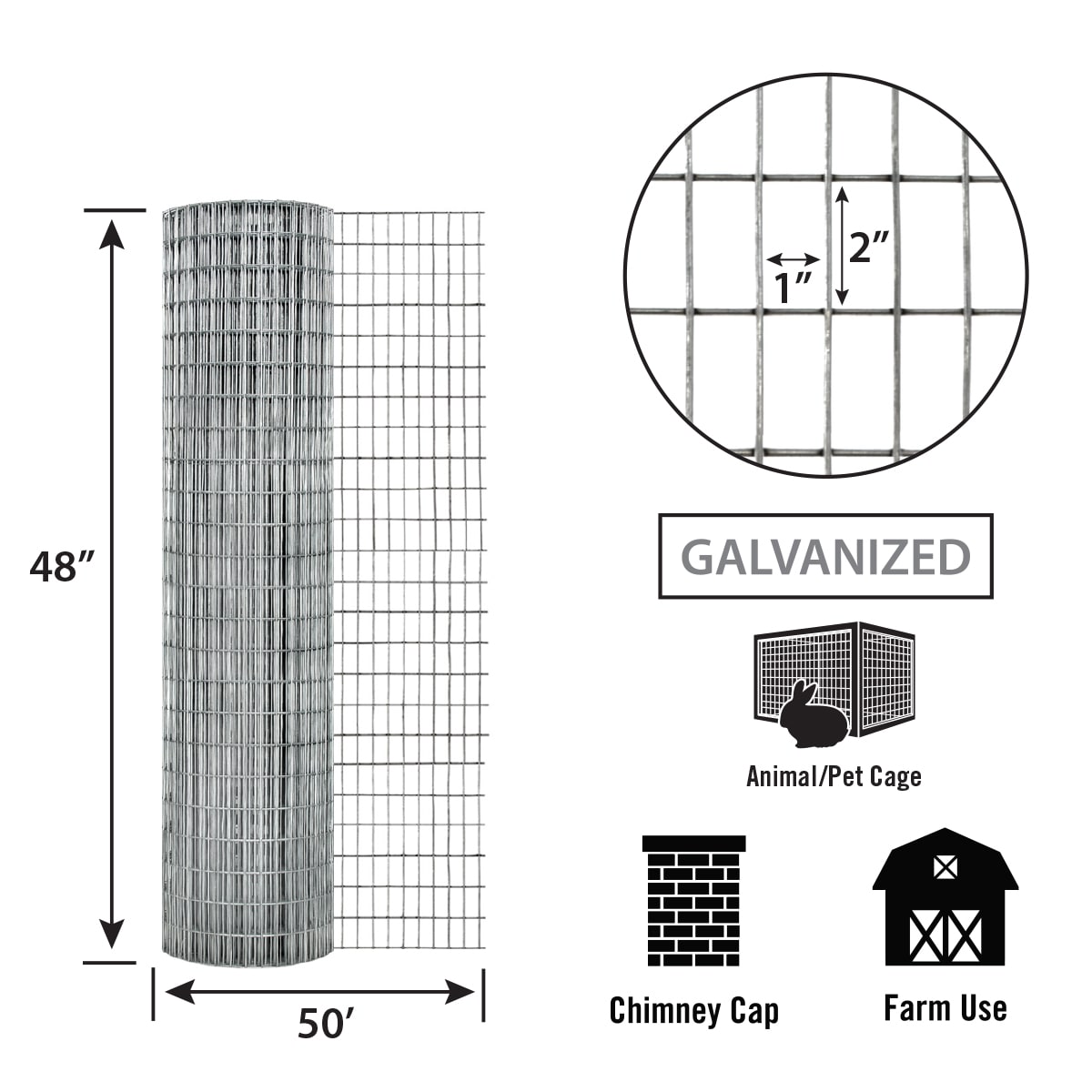 GARDEN CRAFT 434850 Rolled-Fence - View #3