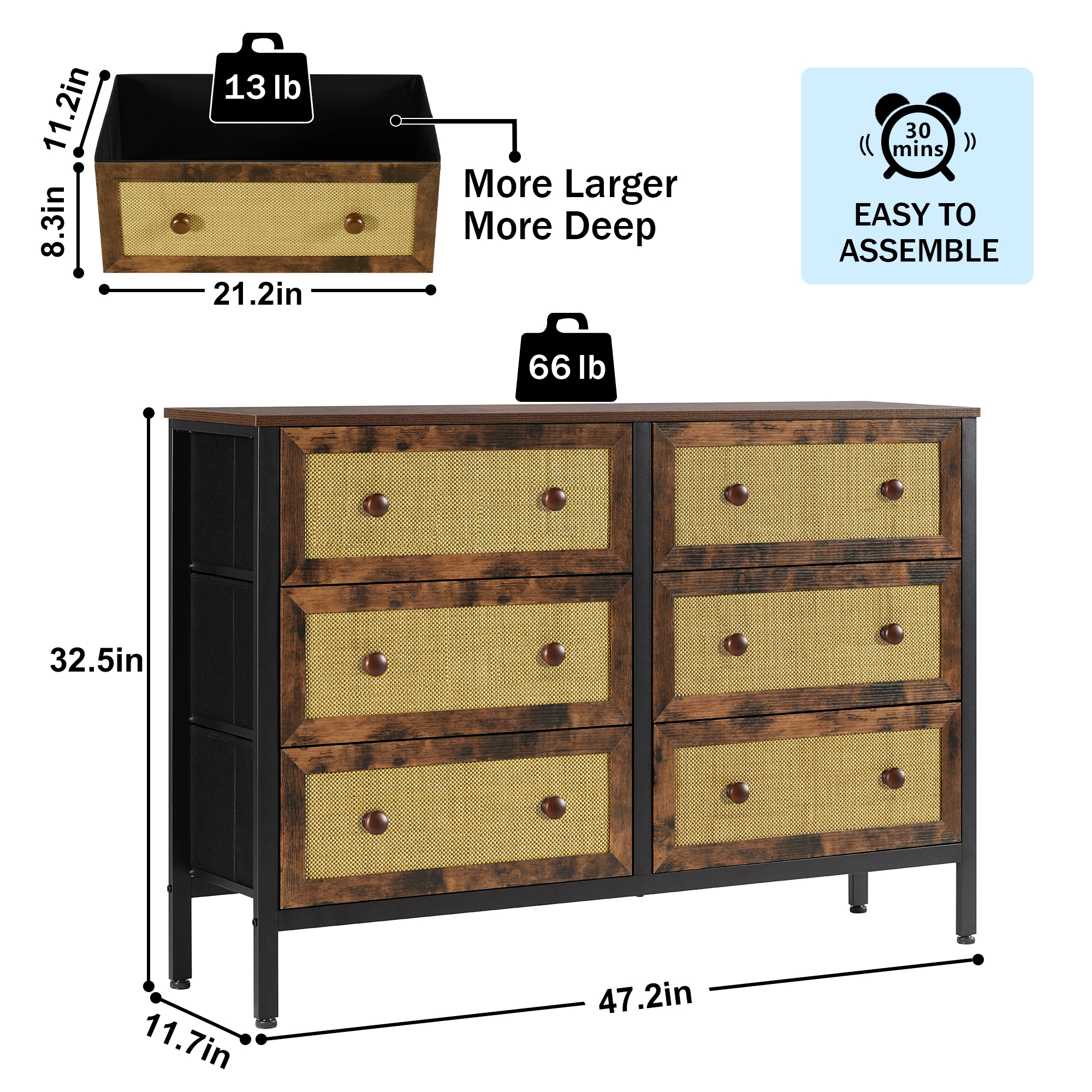 LTMATE LSWF-006 dressers - View #4