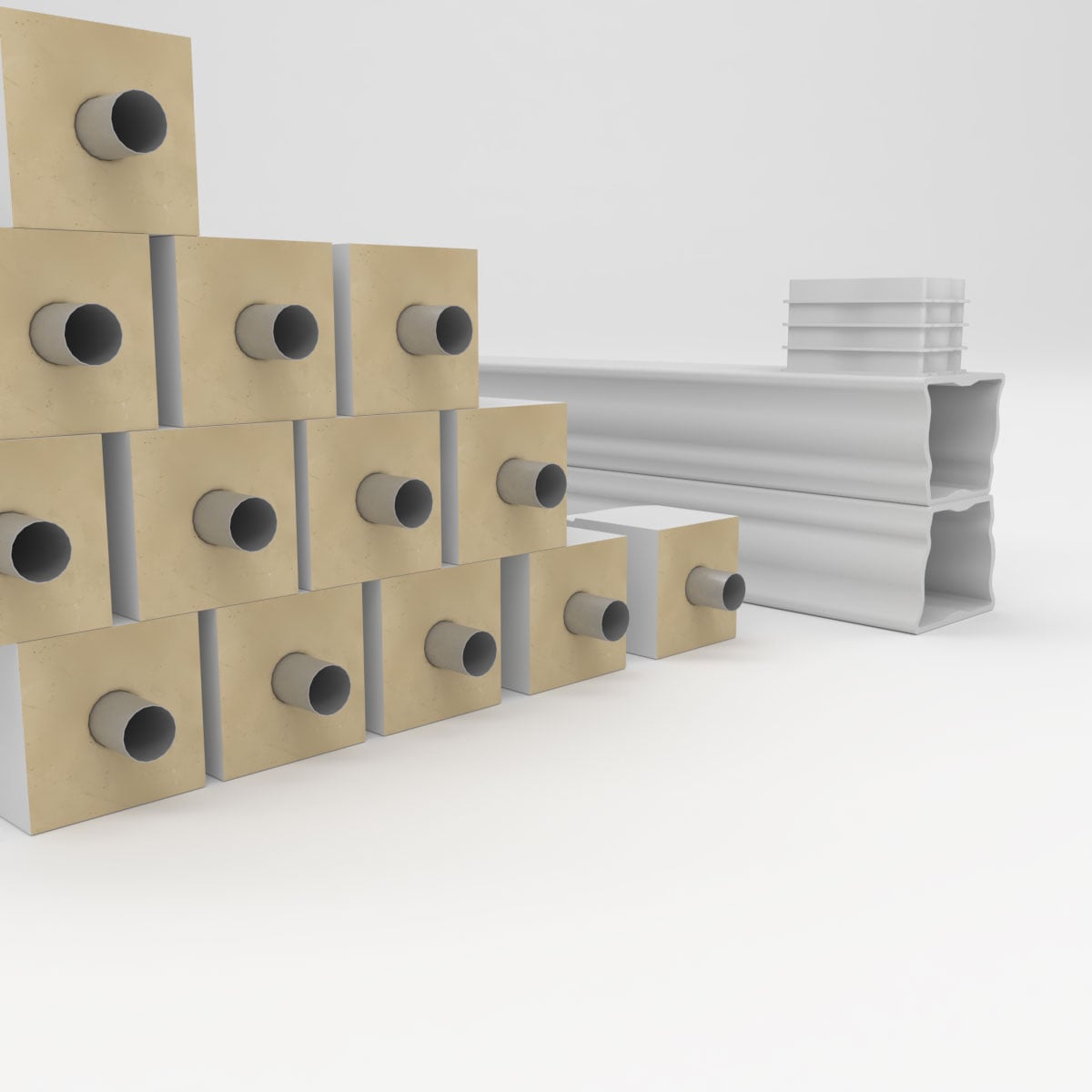 Ekena Millwork BALK42X096ACA railings - View #6