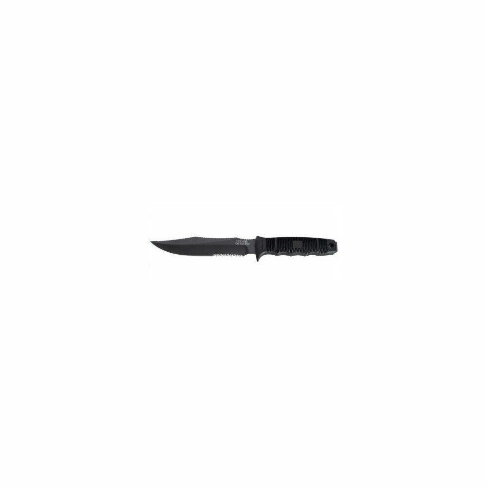 SOG SOG233  E37N-CP Seal Pup Elite Knife with Straight Edge- Satin with Clam Pack