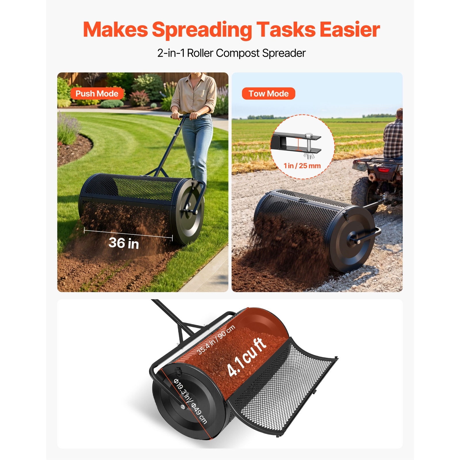 Mecale YAS-K1KSFE Push-Spreaders - View #4