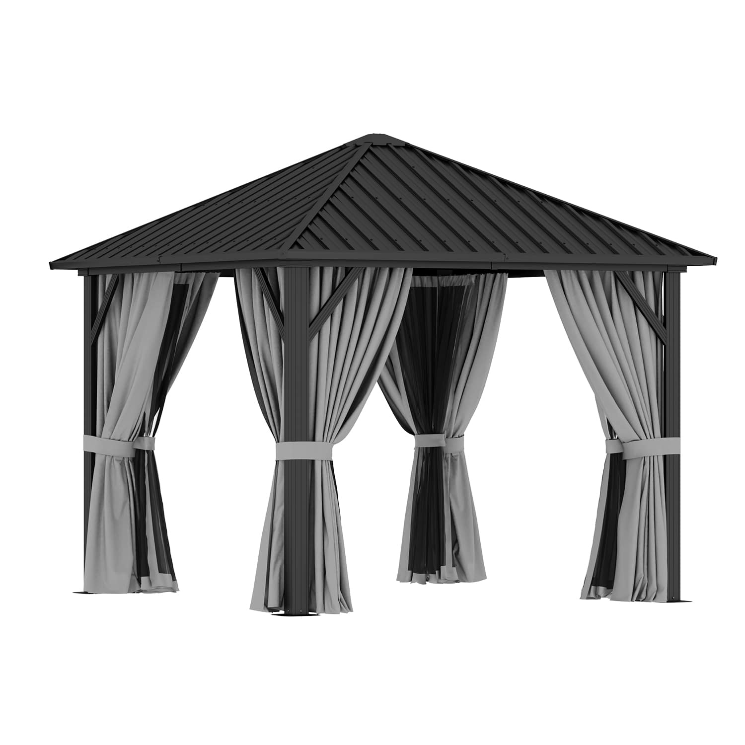Sunmthink GBSM23G38 Wood-Resin-Gazebos - View #2