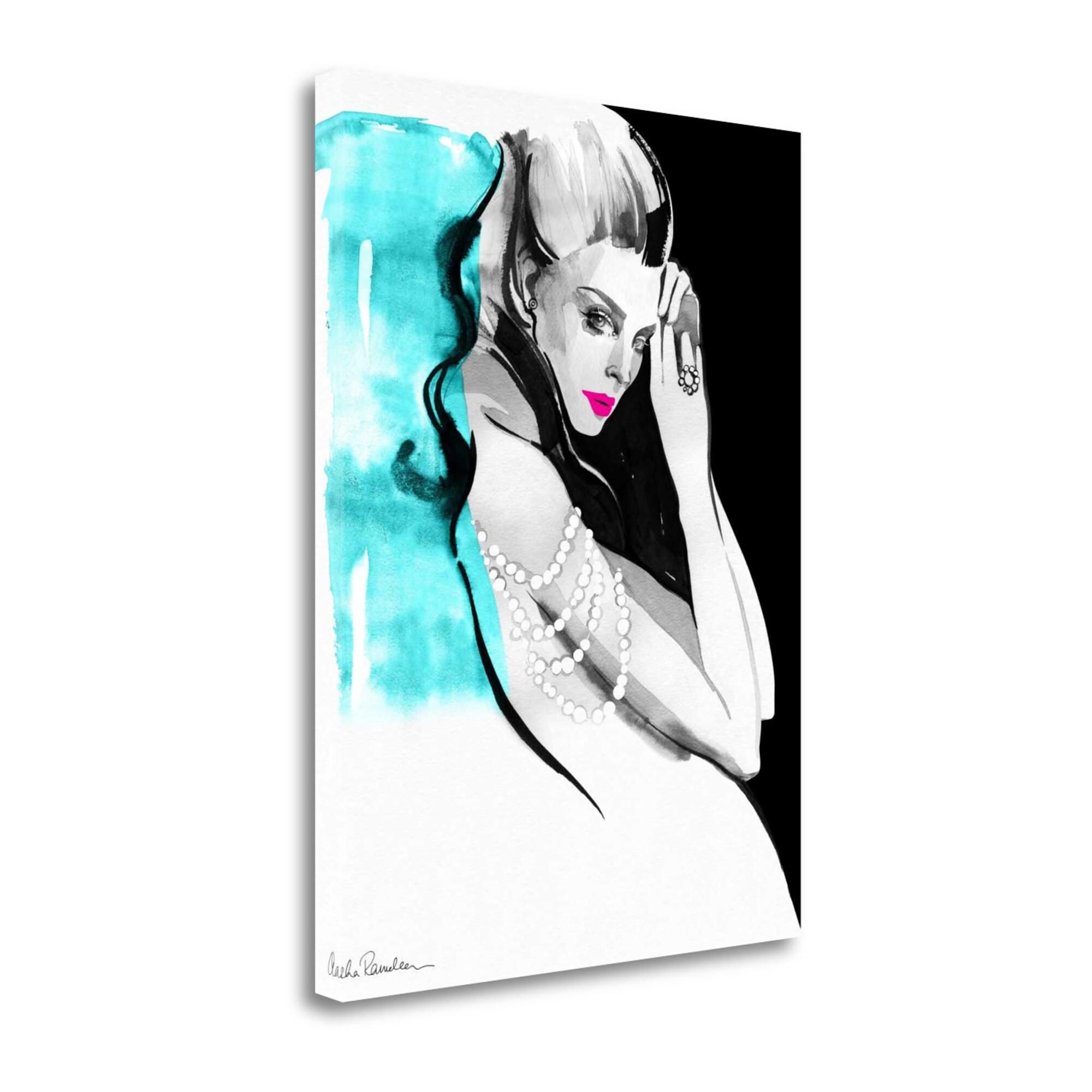 Tangletown Fine Art ICR720D-2838C 38-in H x 28-in W Figurative Print on Canvas