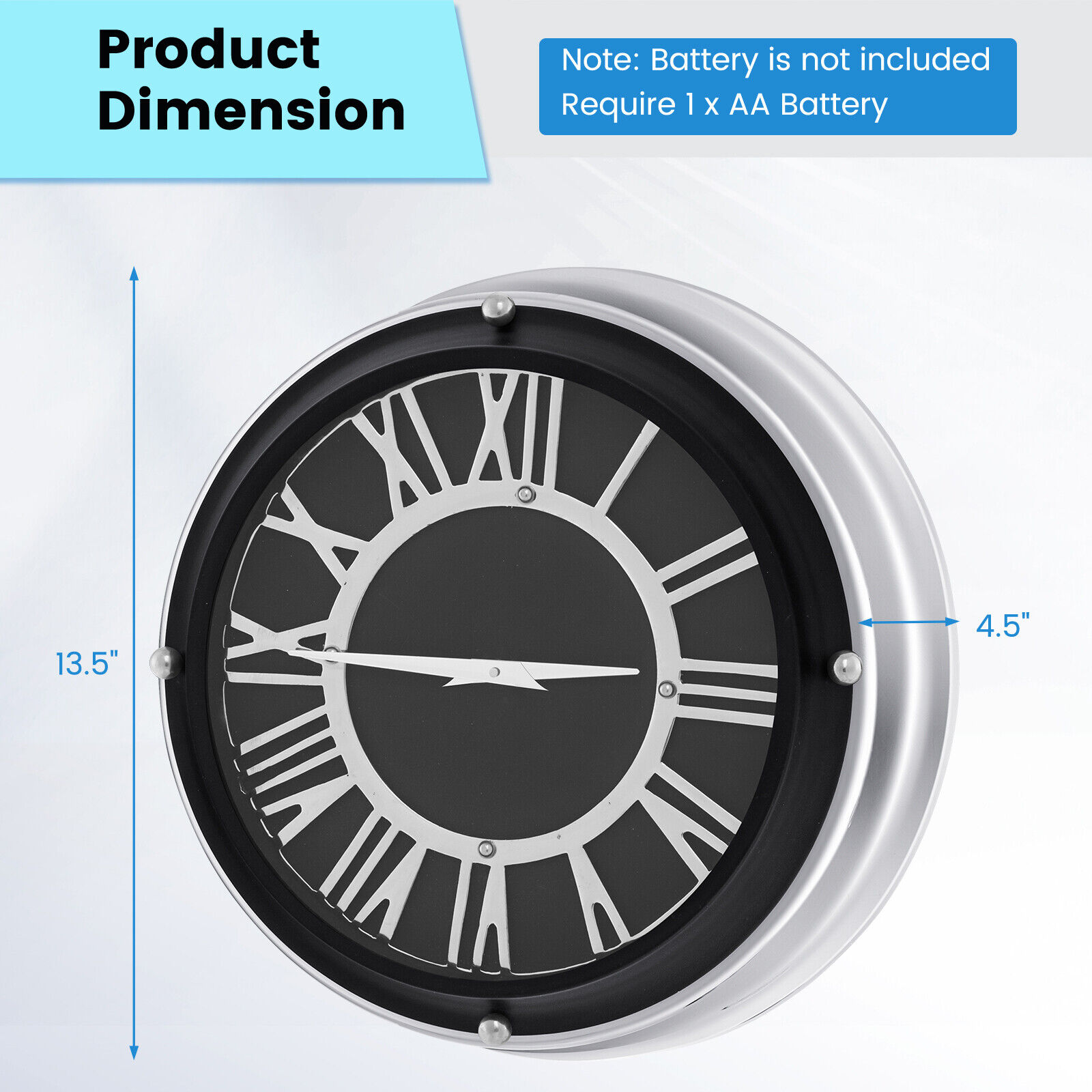 Slickblue D-CO-S-98201SE Indoor-Outdoor-Clocks - View #7