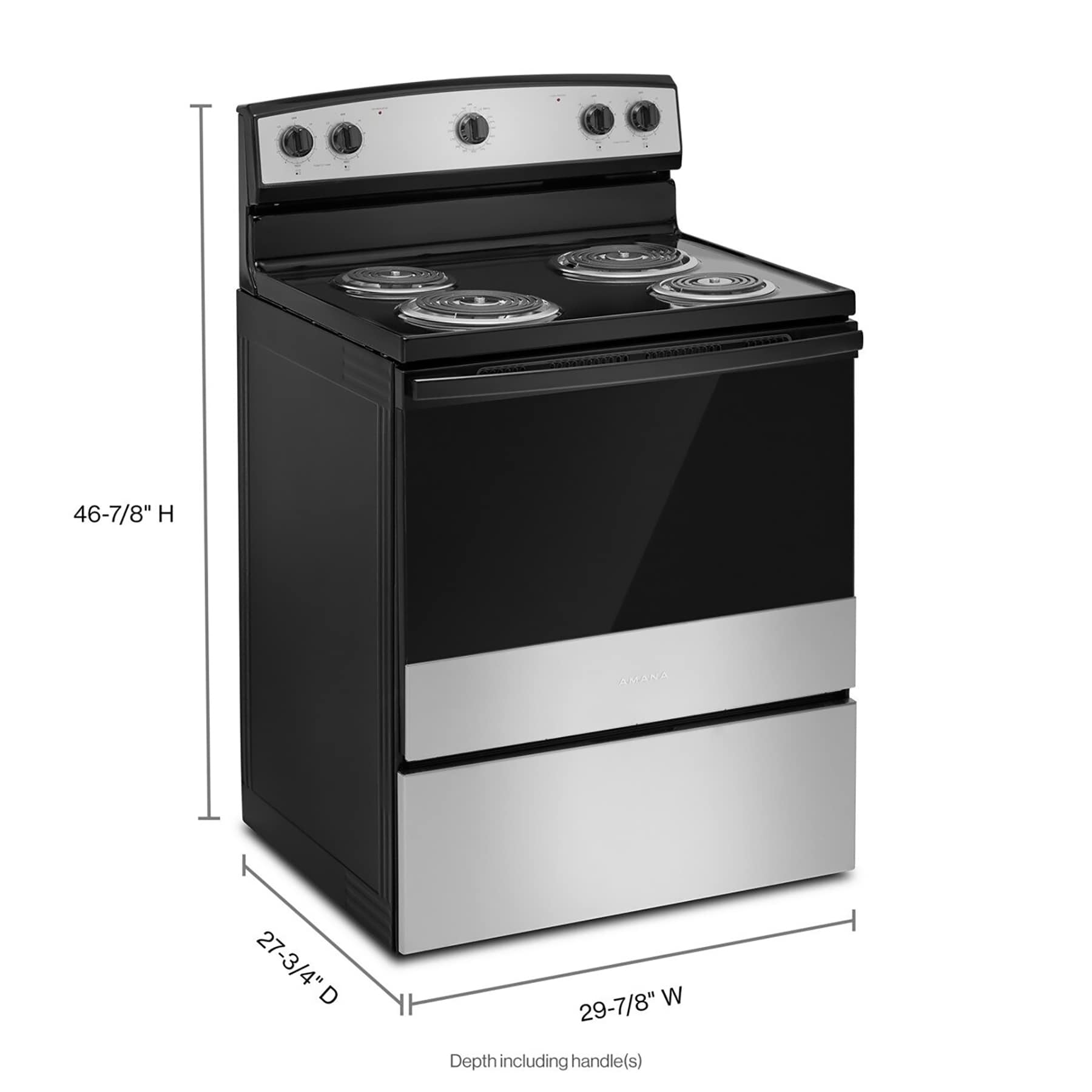 Amana 2.6 cu. ft. Electric Range in White AEP222VAW - The Home Depot