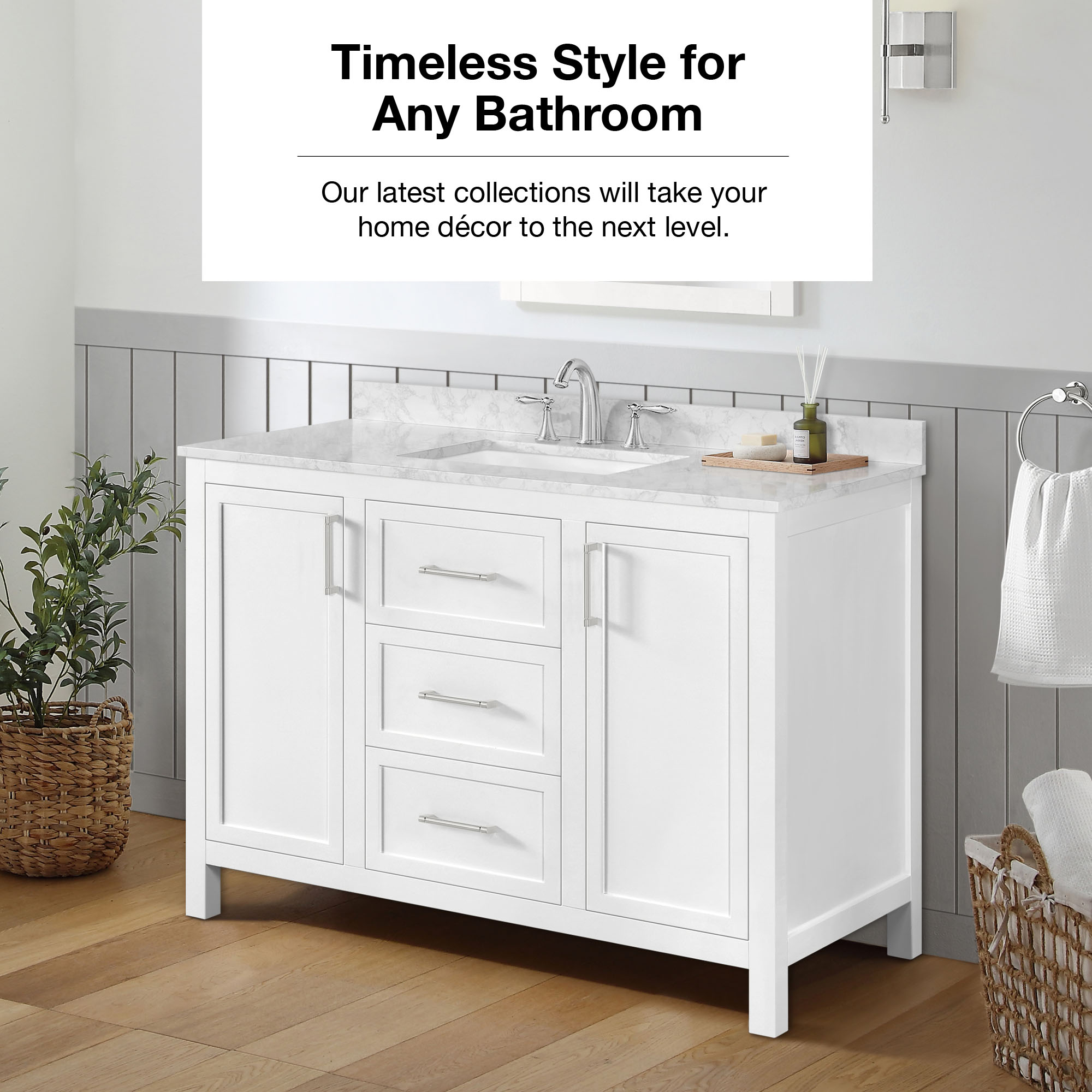 allen + roth LENOIR 48W Bath-Vanity-Combo - View #12