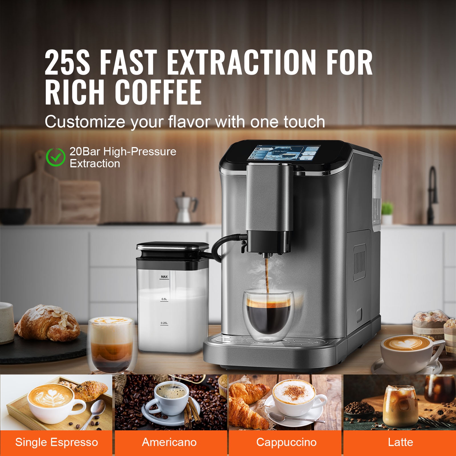 VEVOR SCQZDYSKFJQZ03853V1 Coffee-Makers - View #2