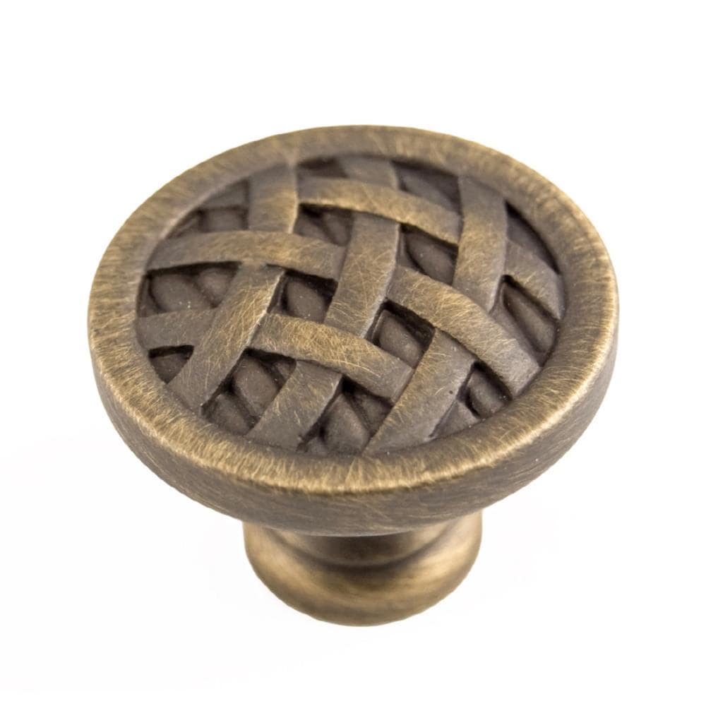 RK International CK 751-AE Antique English Round Traditional Cabinet Knob