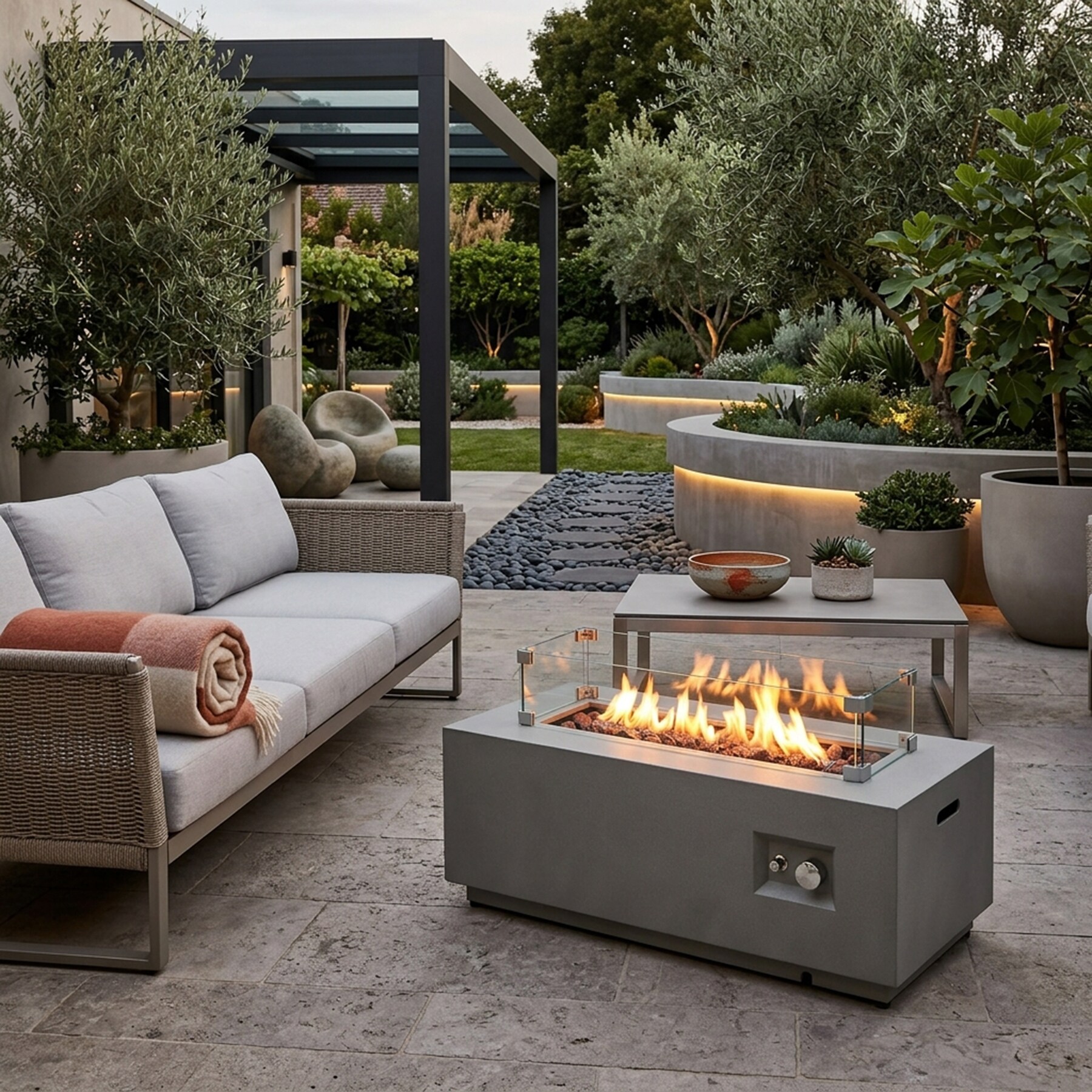 SINOFURN SYA640151BK Outdoor-Gas-Firepits - View #2