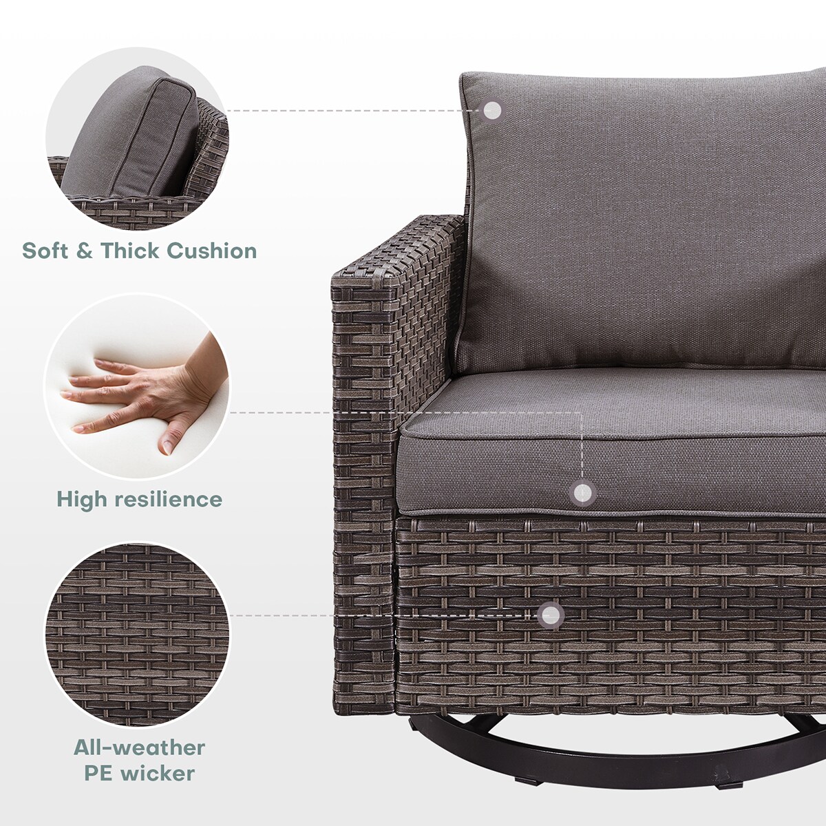 Rilyson FS146GYGY Patio-Chairs - View #8