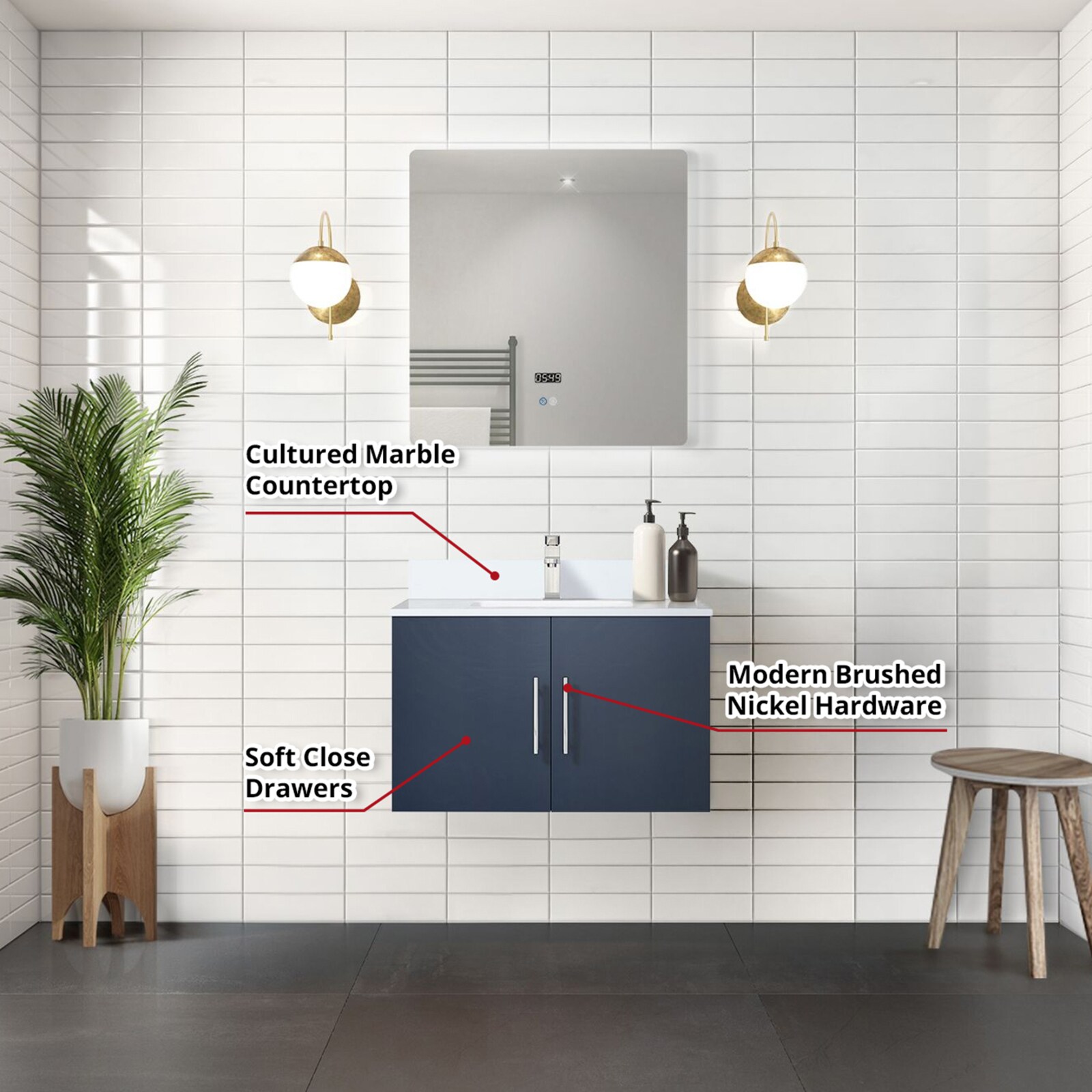 Lexora LVG30SE311 Bath-Vanity-Combo - View #5