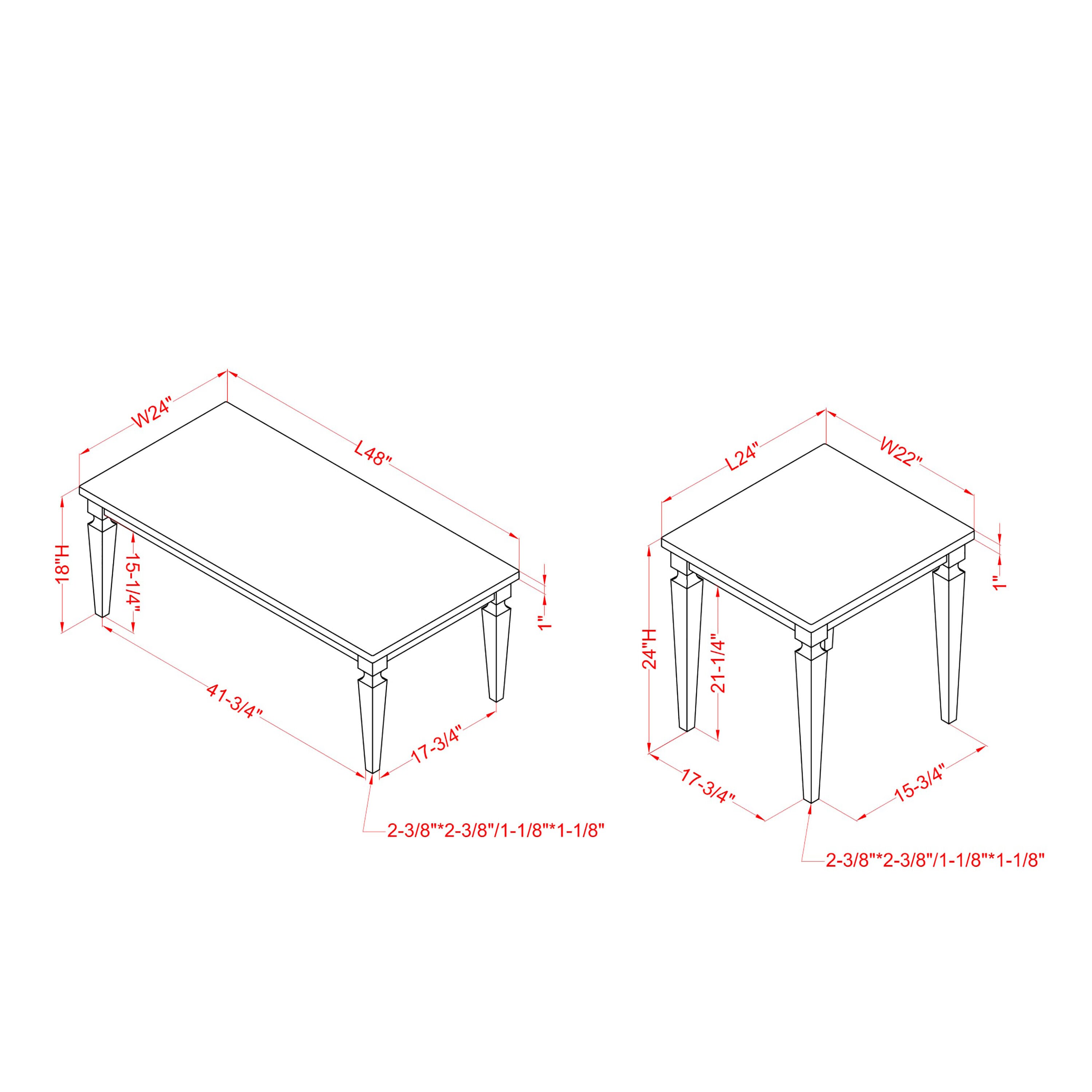 Furniture of America IDF-4388AB-3PK Accent-Table-Sets - View #9