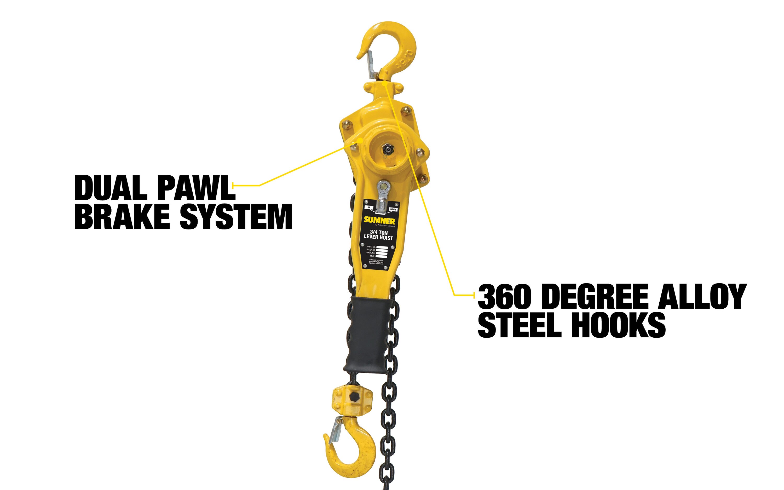 Southwire 3/4-ton Lever Hoist 10-ft 787543 Sansujyuku sansujyuku.com