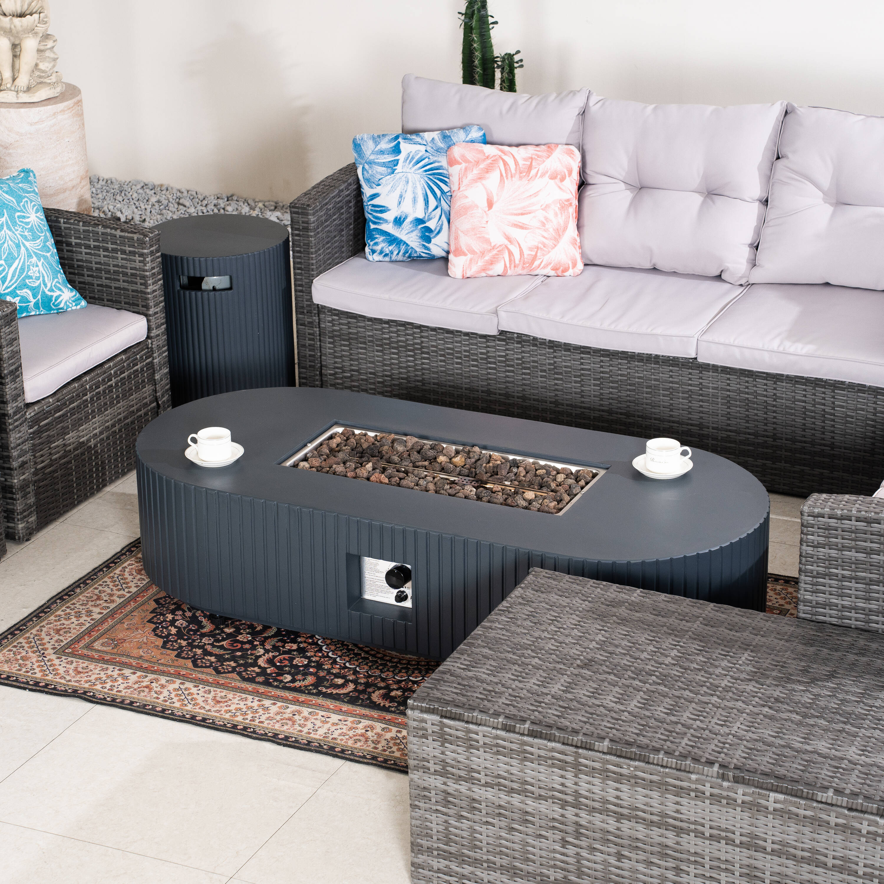 Direct Wicker DWG-15032635-GR Patio-Conversation-Sets - View #6
