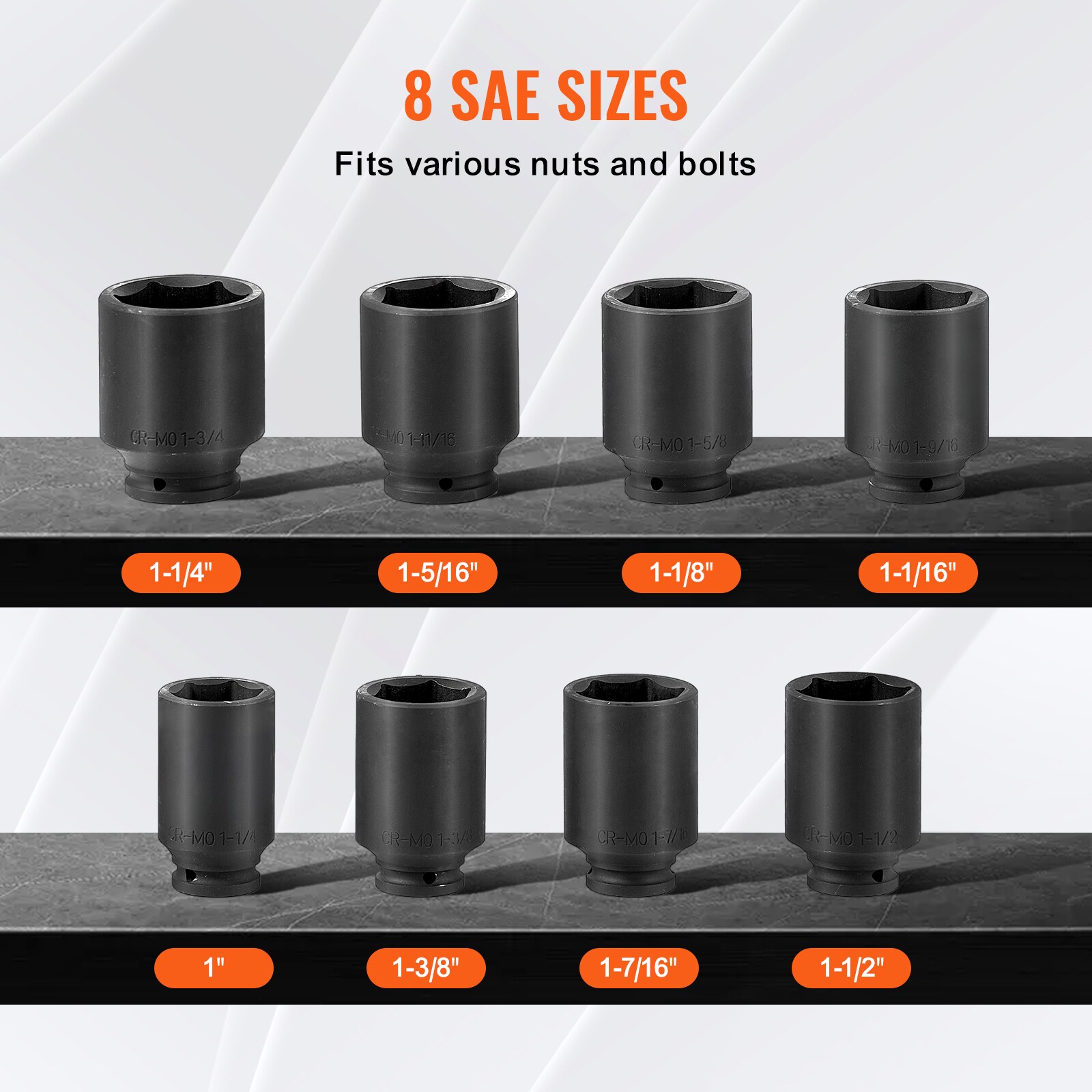 VEVOR SCZLMTTCZLM306226V0 Impact-Socket-Sets - View #3