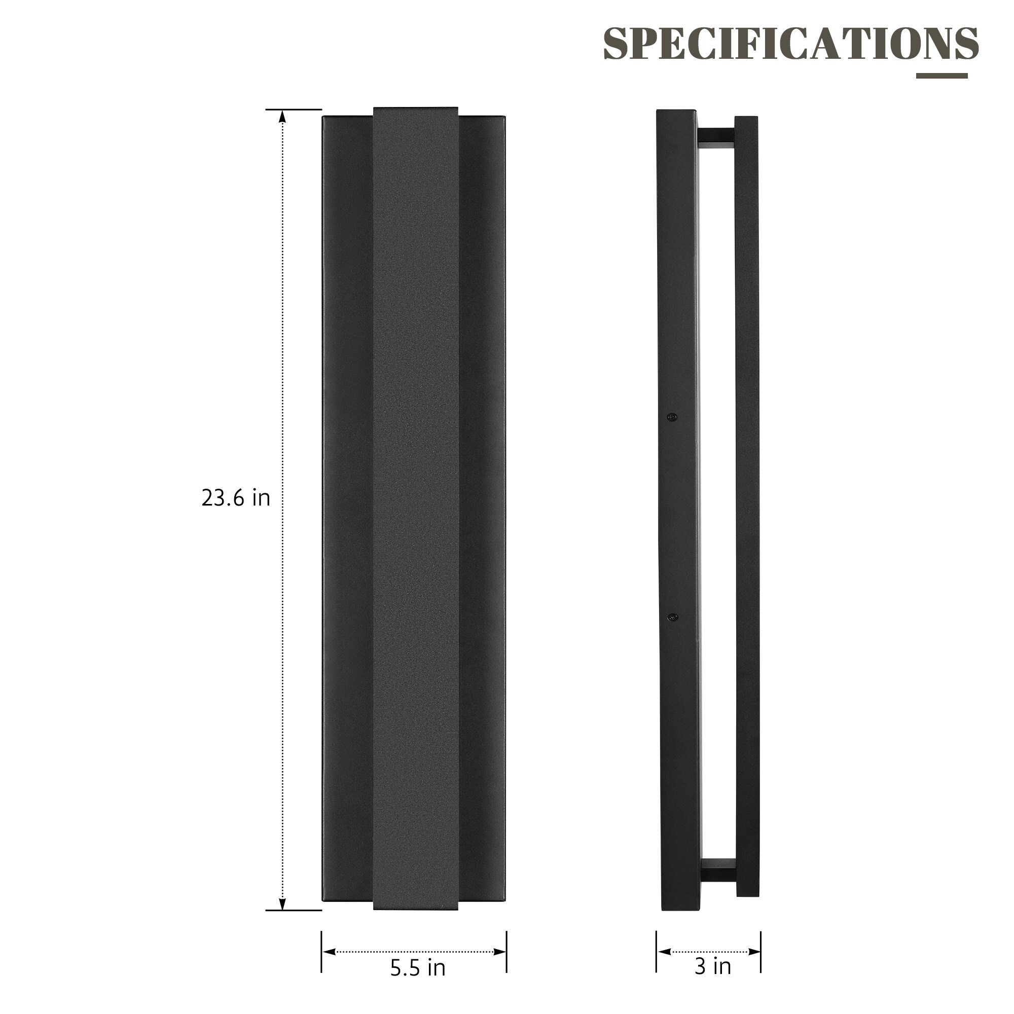 LamQee 06FTL0277CBK Outdoor-Wall-Lighting - View #9