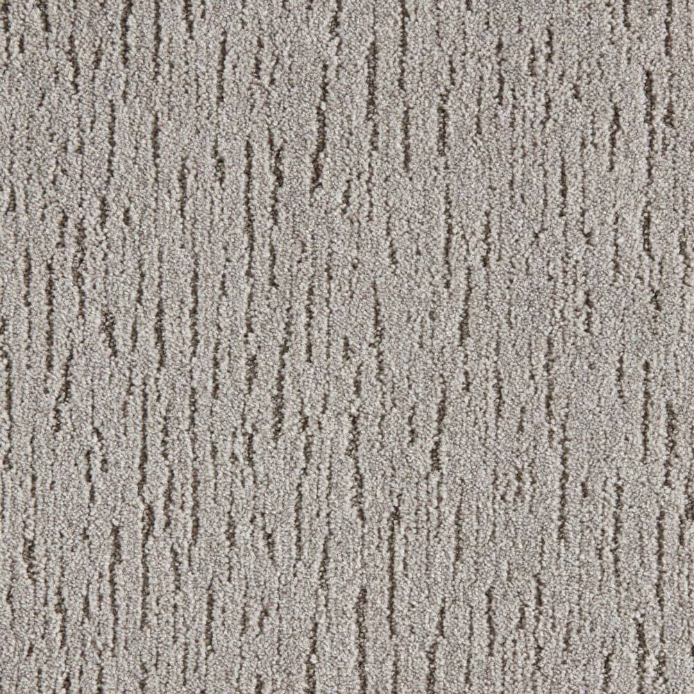 STAINMASTER STP60-12-L007 Soft Impressions Mason Gray 40-oz sq yard Triexta Multi-level loop Indoor Carpet