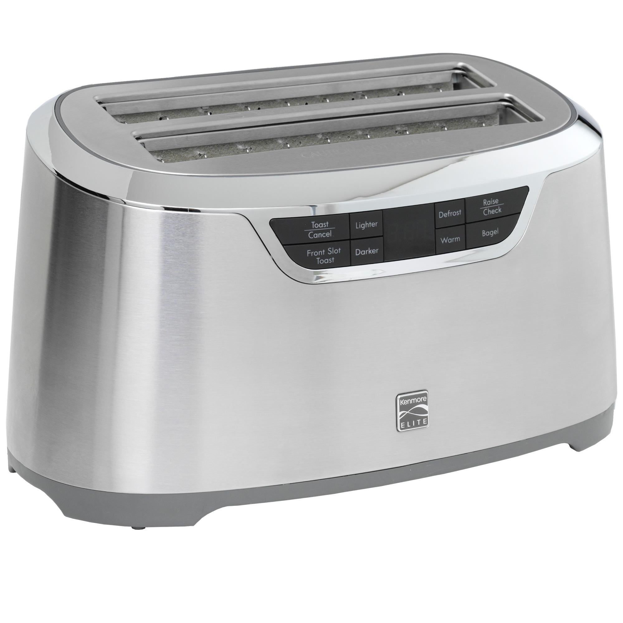 Oster 4-Slice Extra-Long-Slot Toaster Stainless Steel  - Best Buy
