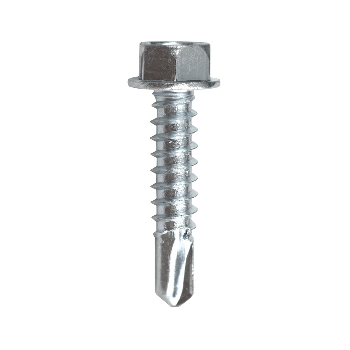 Pro-Twist #12 x 1-in Silver Zinc-Plated Self-drilling Roofing Screws ...